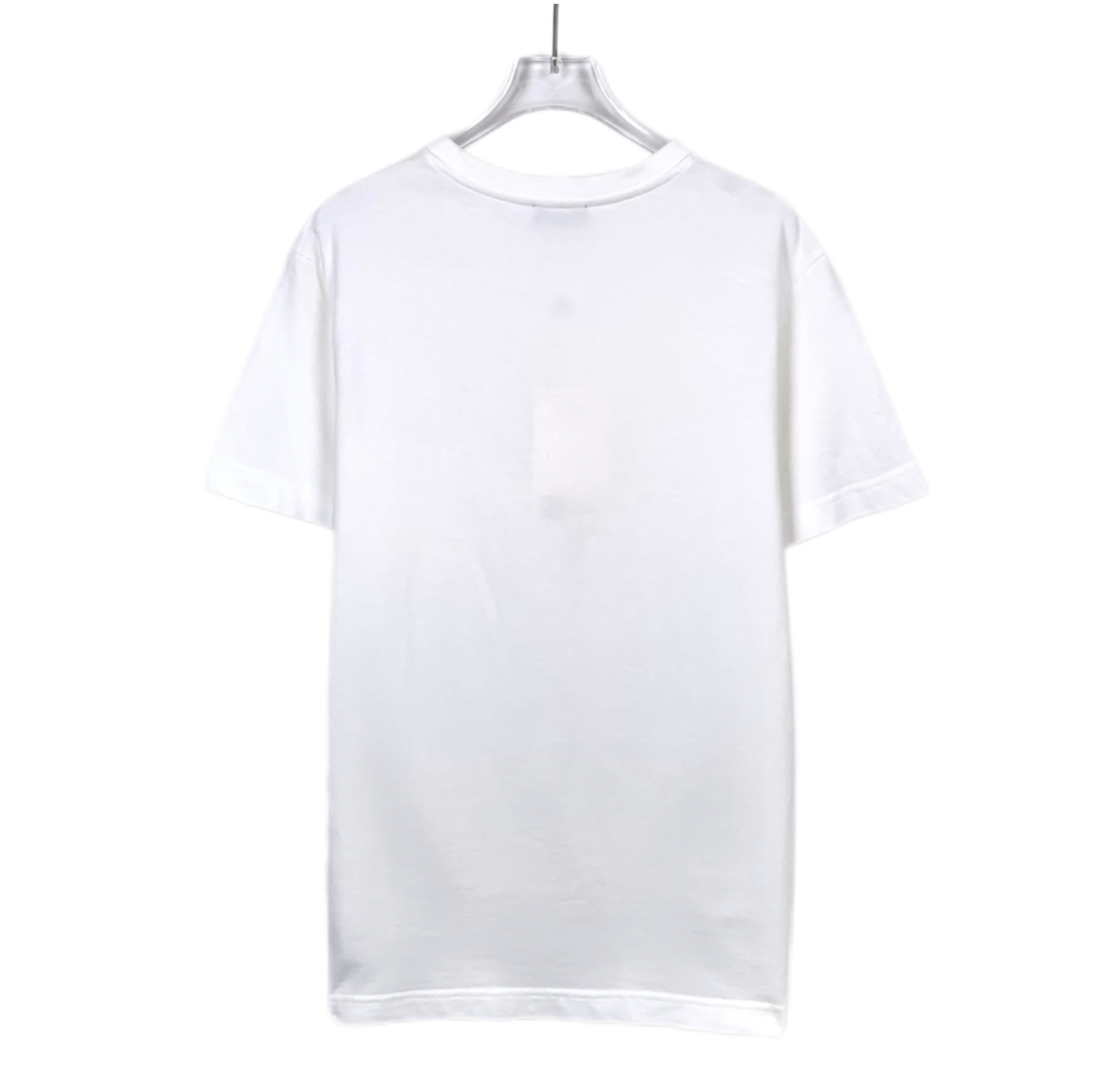 Dior White Logo Floral Embroidered Cotton Crewneck T-Shirt