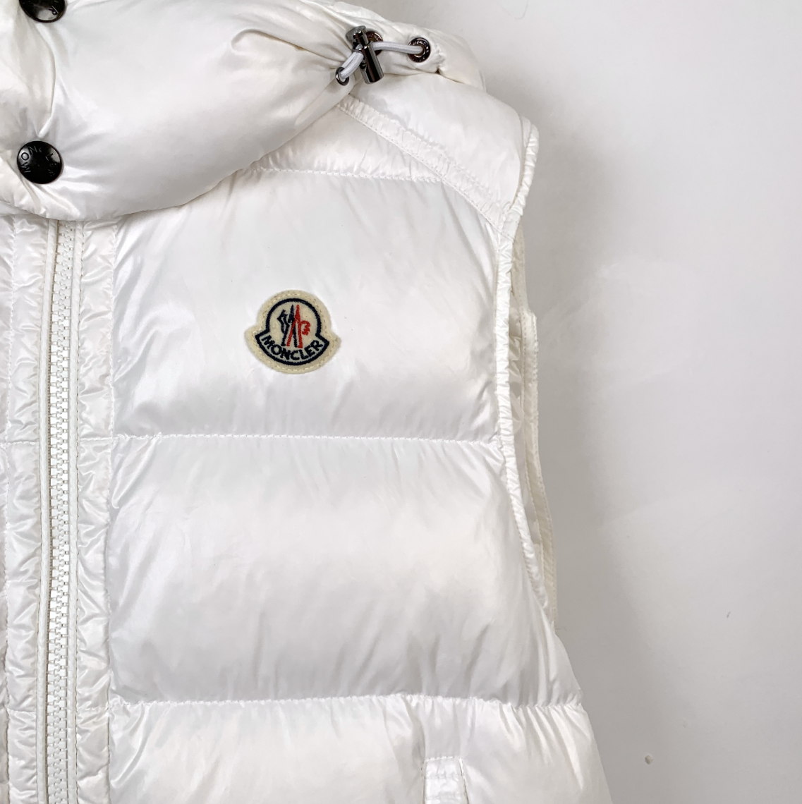 Moncler Hooded Down Vest Jacket