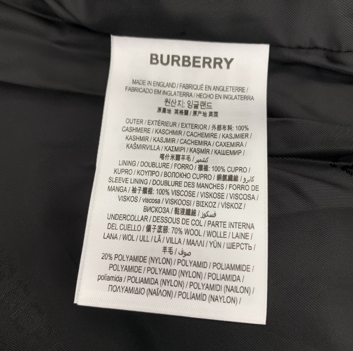 Burberry Red Double-Breasted Wool Coat with Belt and Notched Lapel