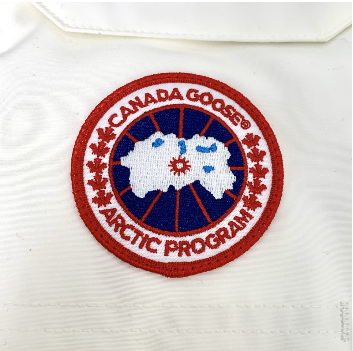 Canada Goose Expedition Series WhiteHooded Down Jacket