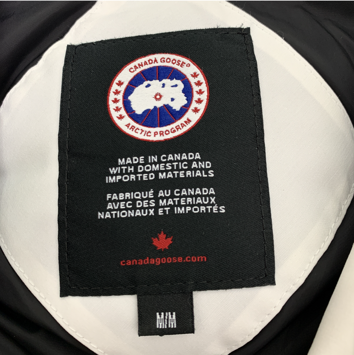 Canada Goose Expedition Series WhiteHooded Down Jacket