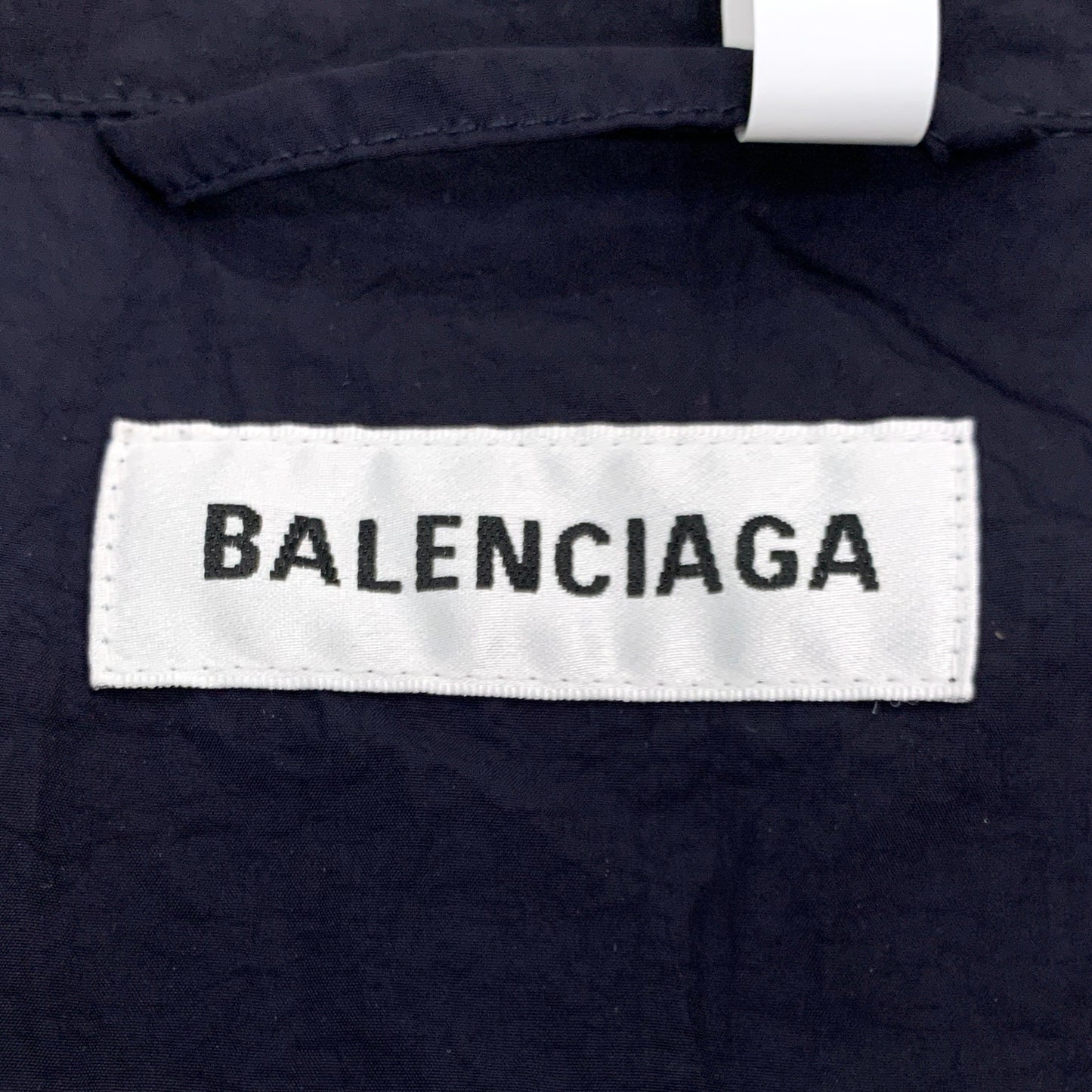 Balenciaga Paris Color-Block Logo Letter Print Zip-Up Windbreaker Jacket