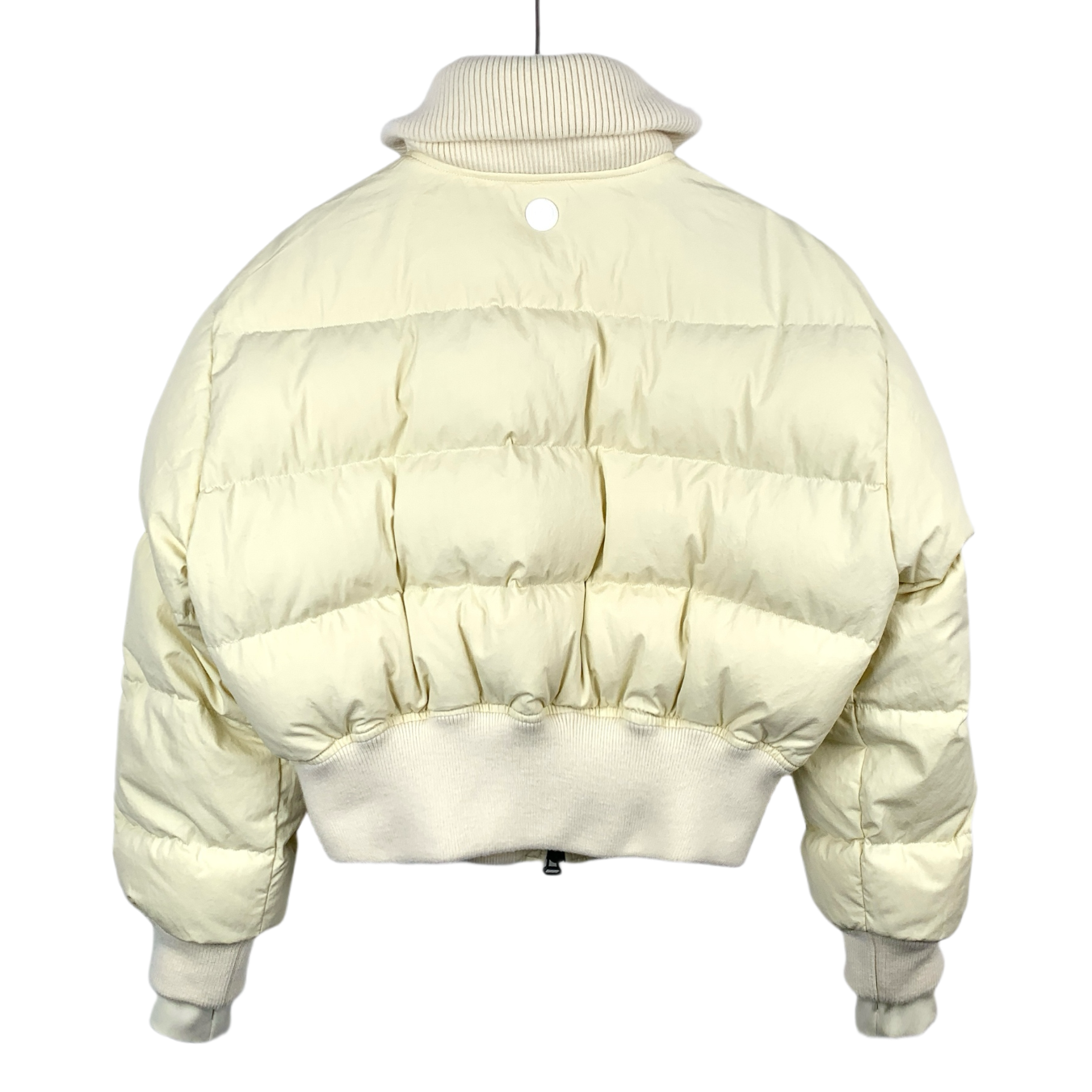 Louis Vuitton 2023 Beige Interior Logo Monogram Printed Down Jacket Zipper Coat