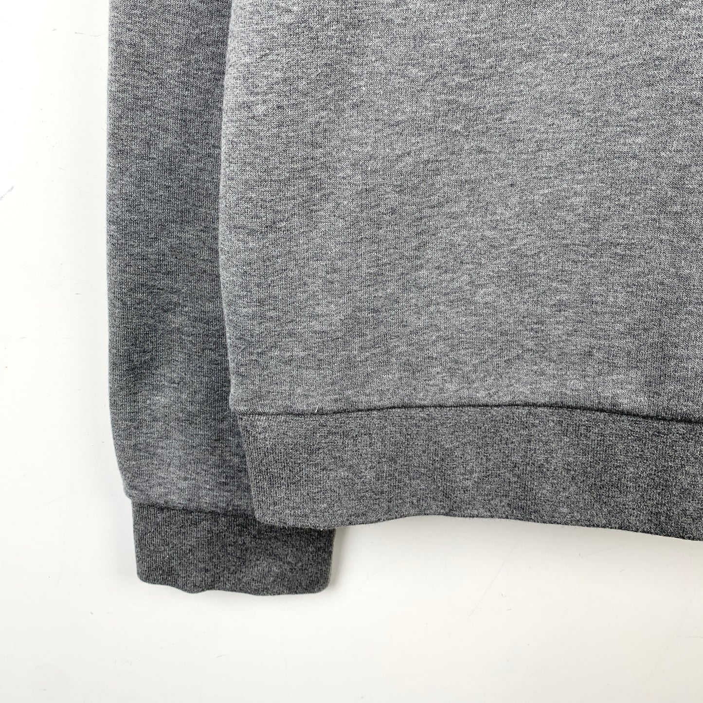 Louis Vuitton Grey Logo Letter Crewneck Cotton Pullover Sweatshirt