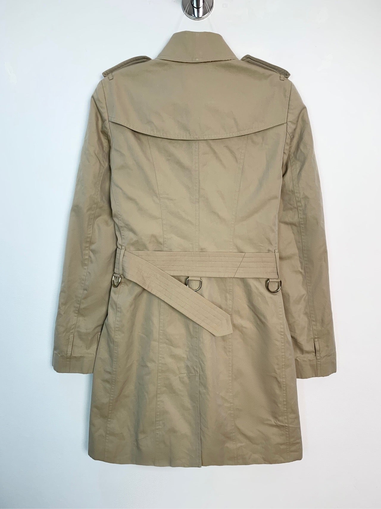 Burberry Double-Breasted Trench Coat with Belt