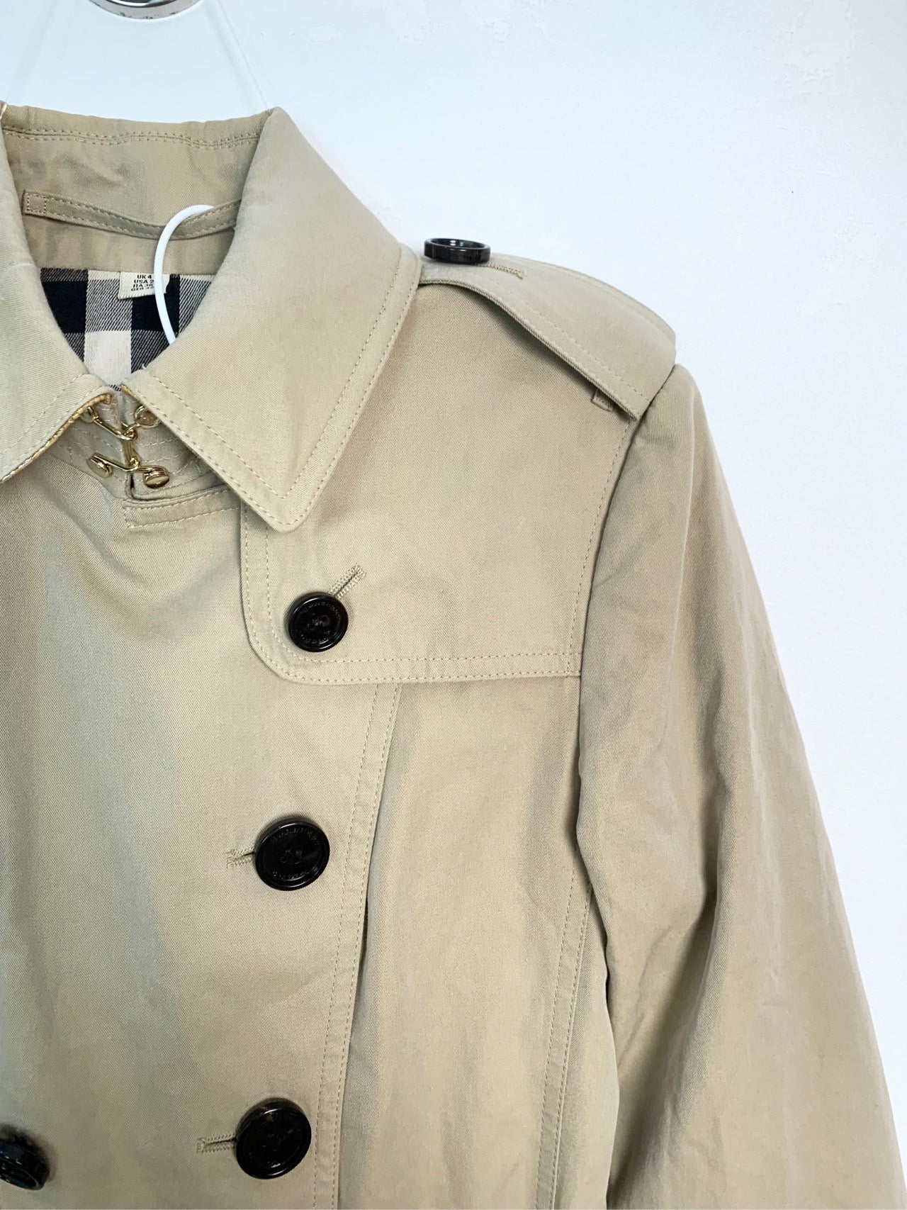 Burberry Double-Breasted Trench Coat with Belt