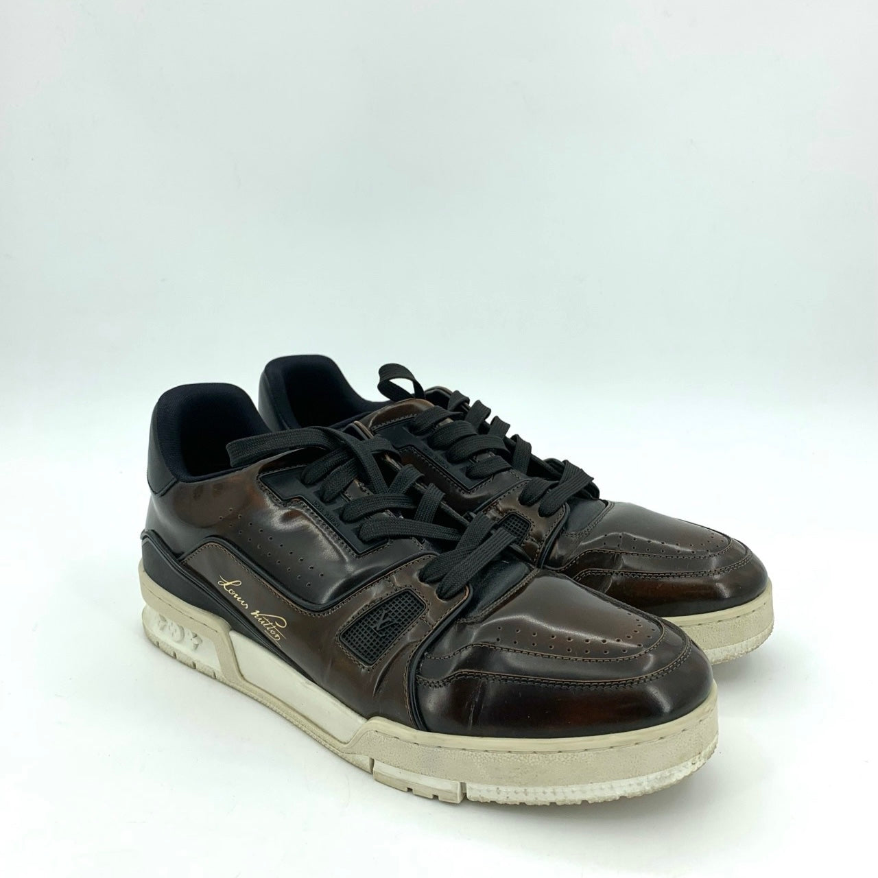 Louis Vuitton Men's Leather Lace-Up Sneakers