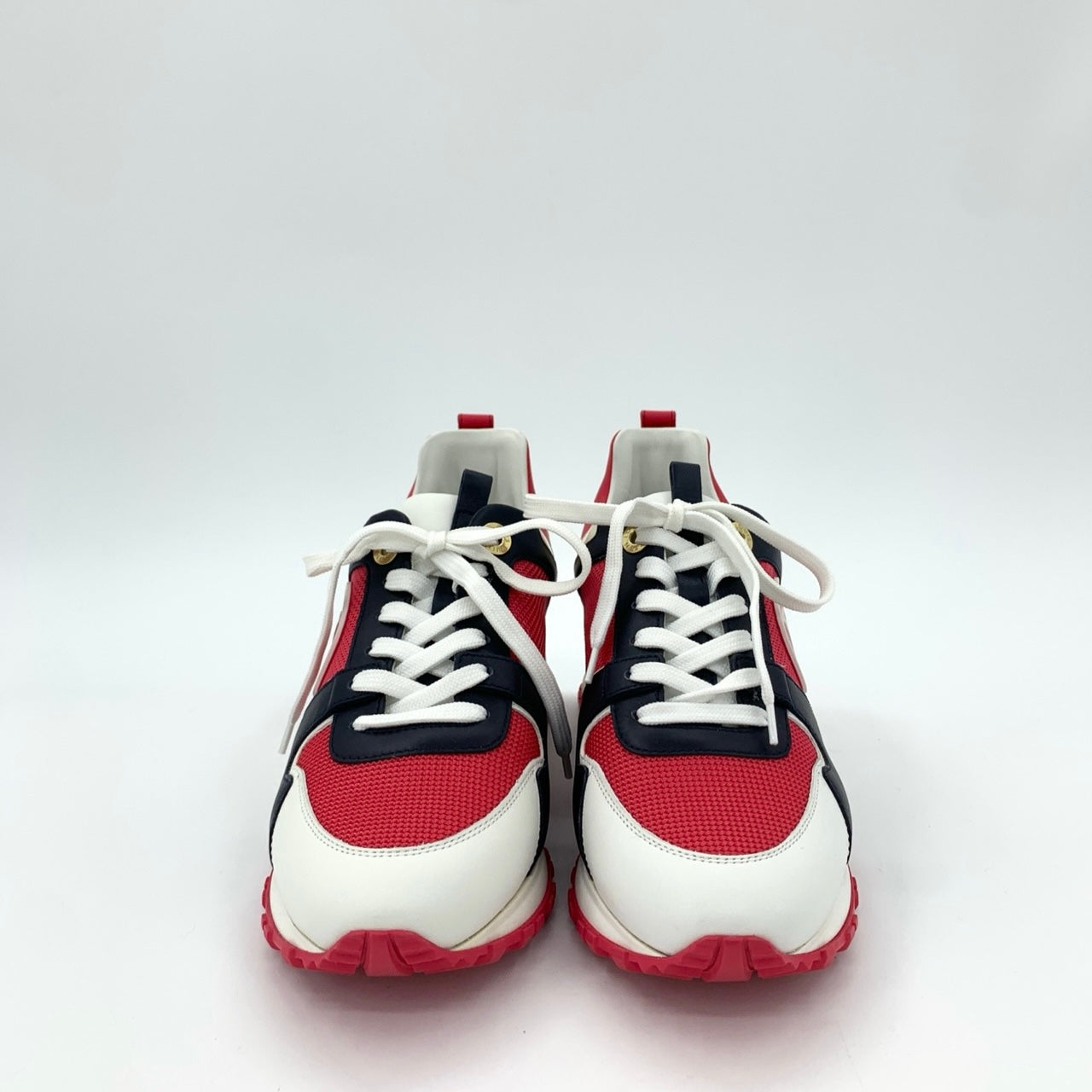 Louis Vuitton Logo Colorblock Lace-Up Sneakers