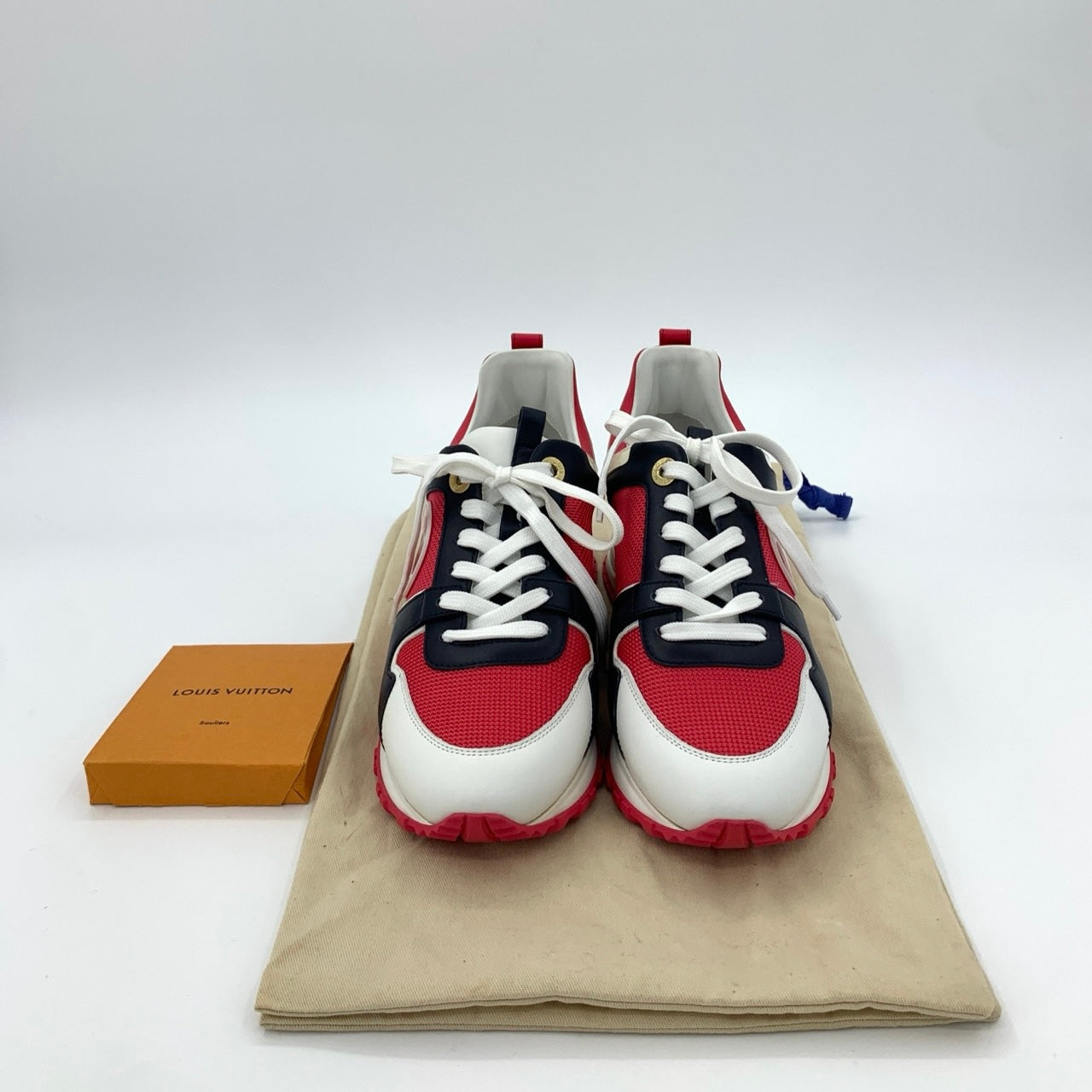 Louis Vuitton Logo Colorblock Lace-Up Sneakers