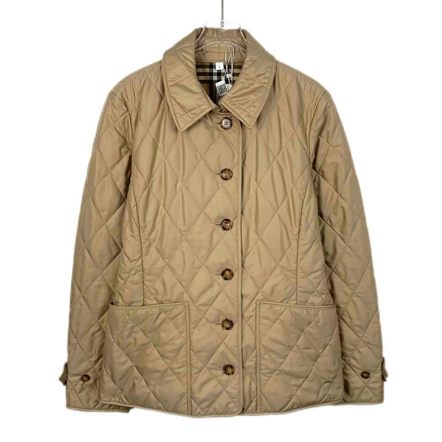 Burberry Brown Diamond Quilted Jacket