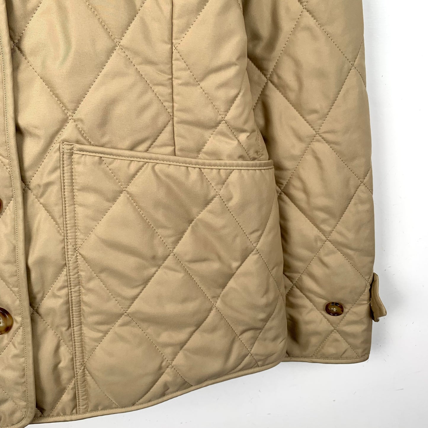 Burberry Brown Diamond Quilted Jacket