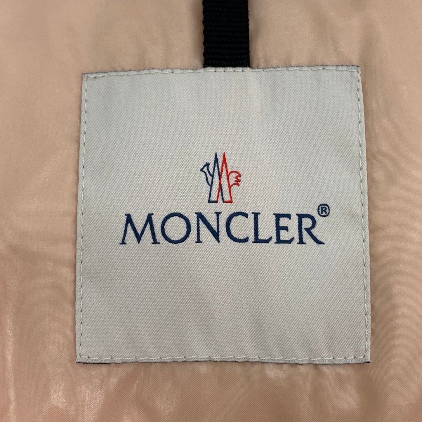 Moncler Chouette Pink High-Neck Down Jacket,