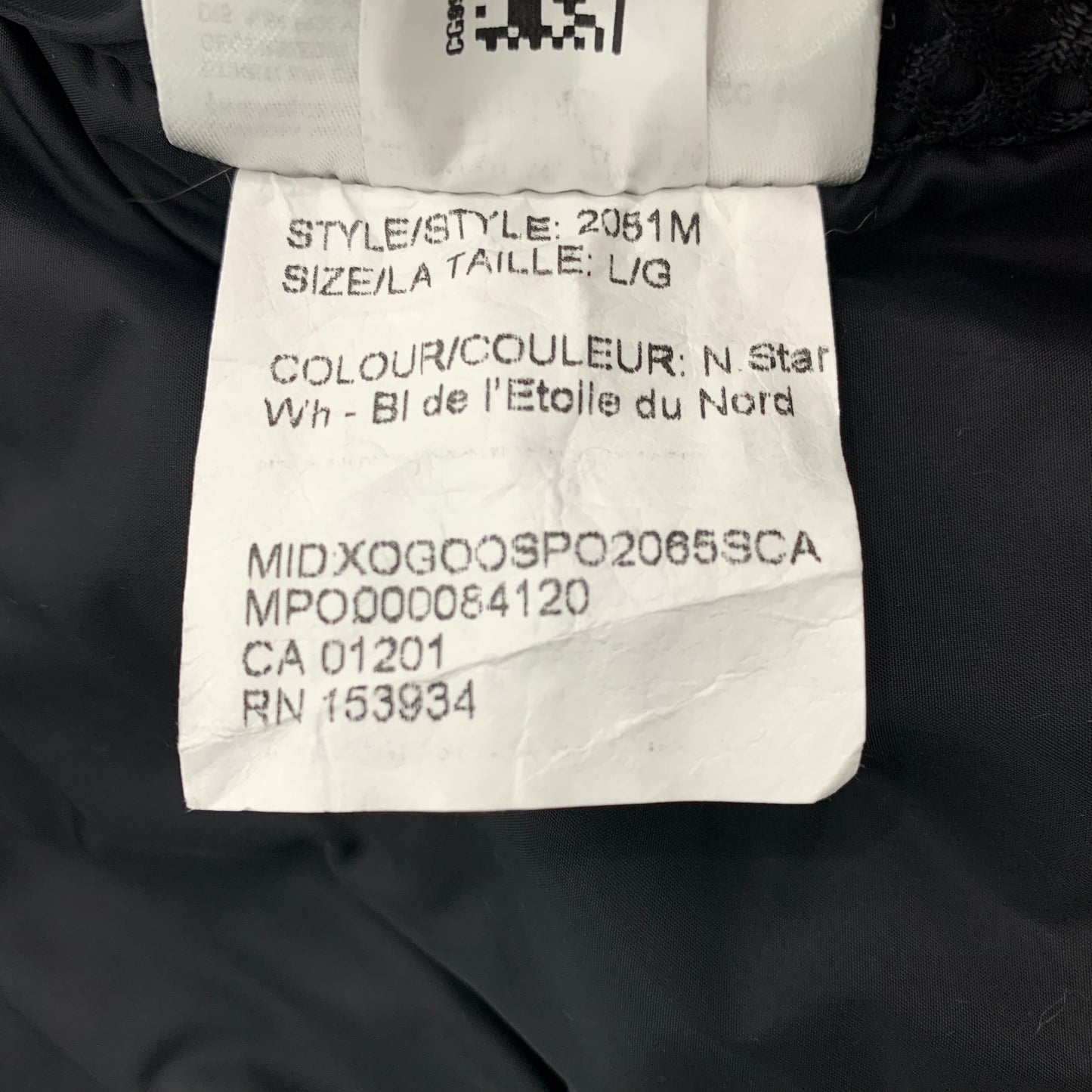 Canada Goose Expedition Series White Hooded Down Jacket with Logo Patch