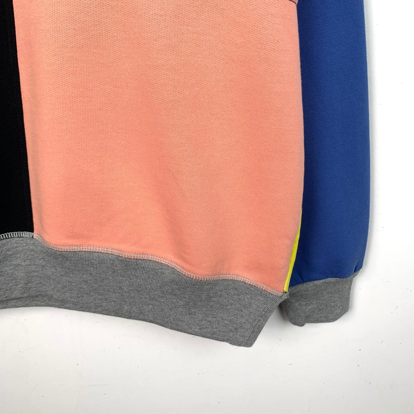 Burberry Color-Block Graffiti Letter Crewneck Sweatshirt