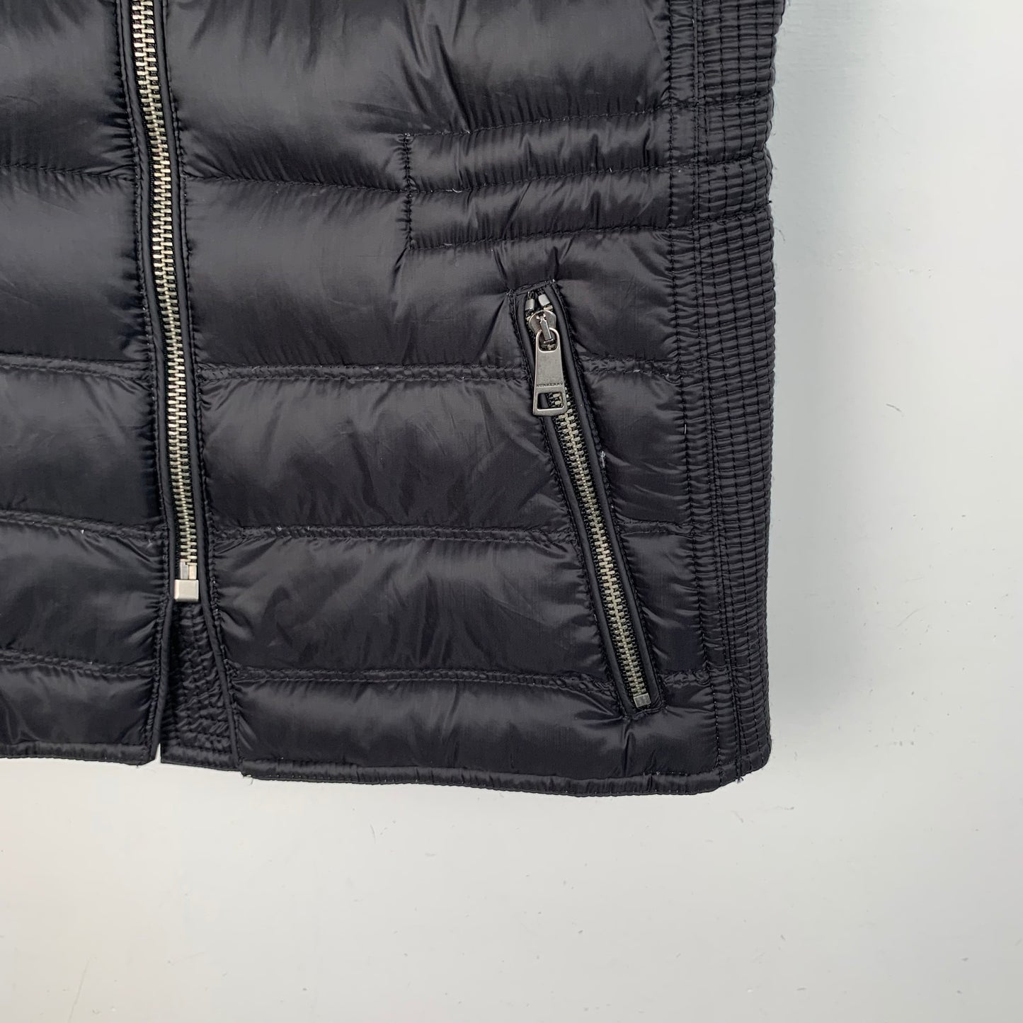 Burberry Brit Black Zip-Up Down Vest