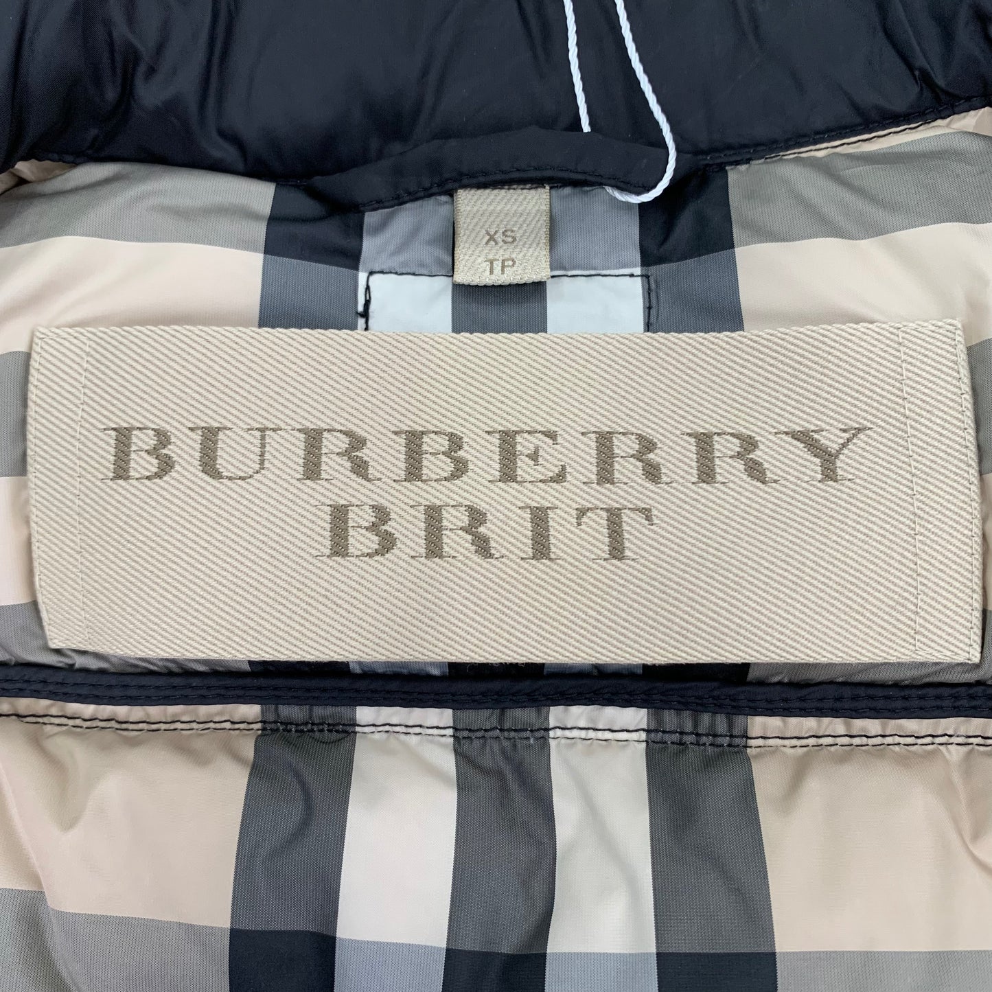 Burberry Brit Black Zip-Up Down Vest