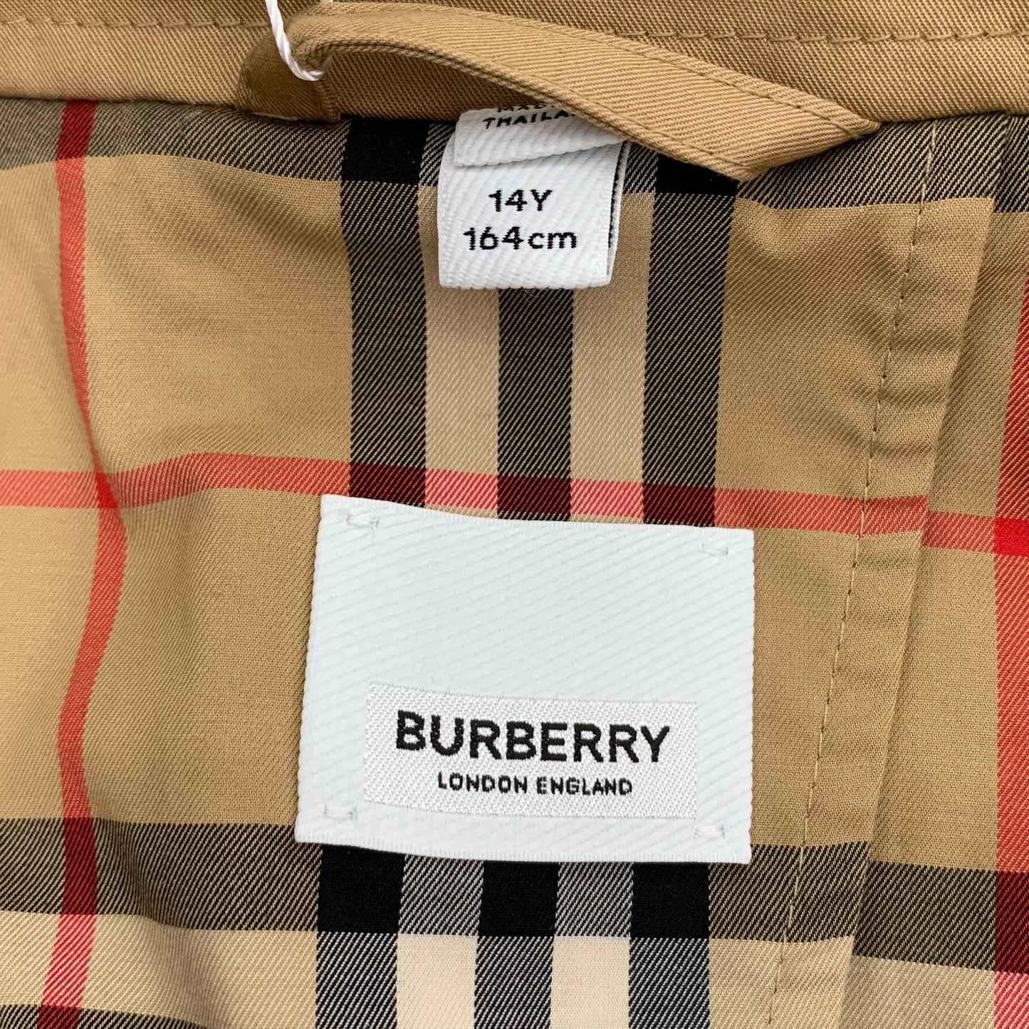 Burberry Brown Belted Trench Coat