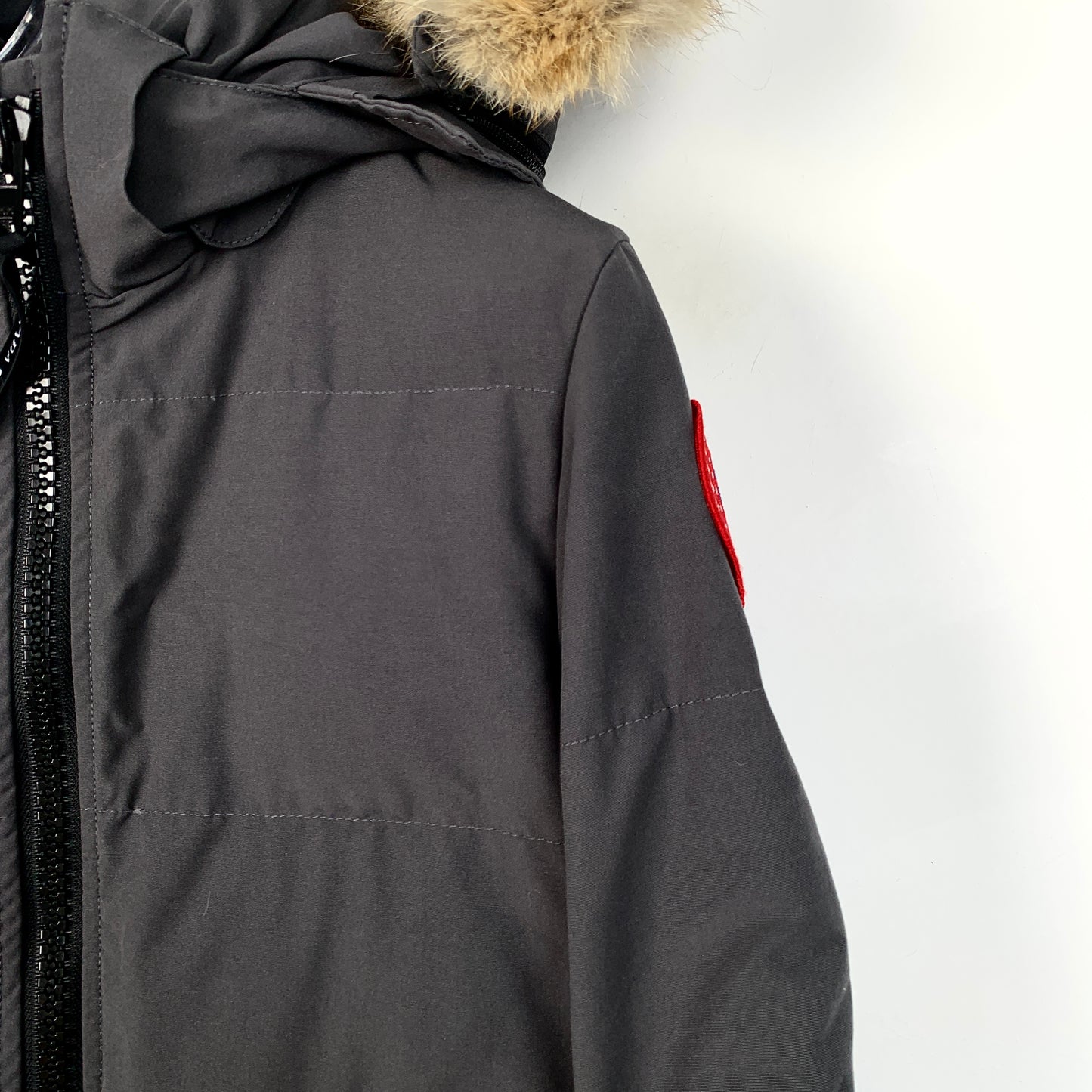 Canada Goose Black Hooded Down Jacket