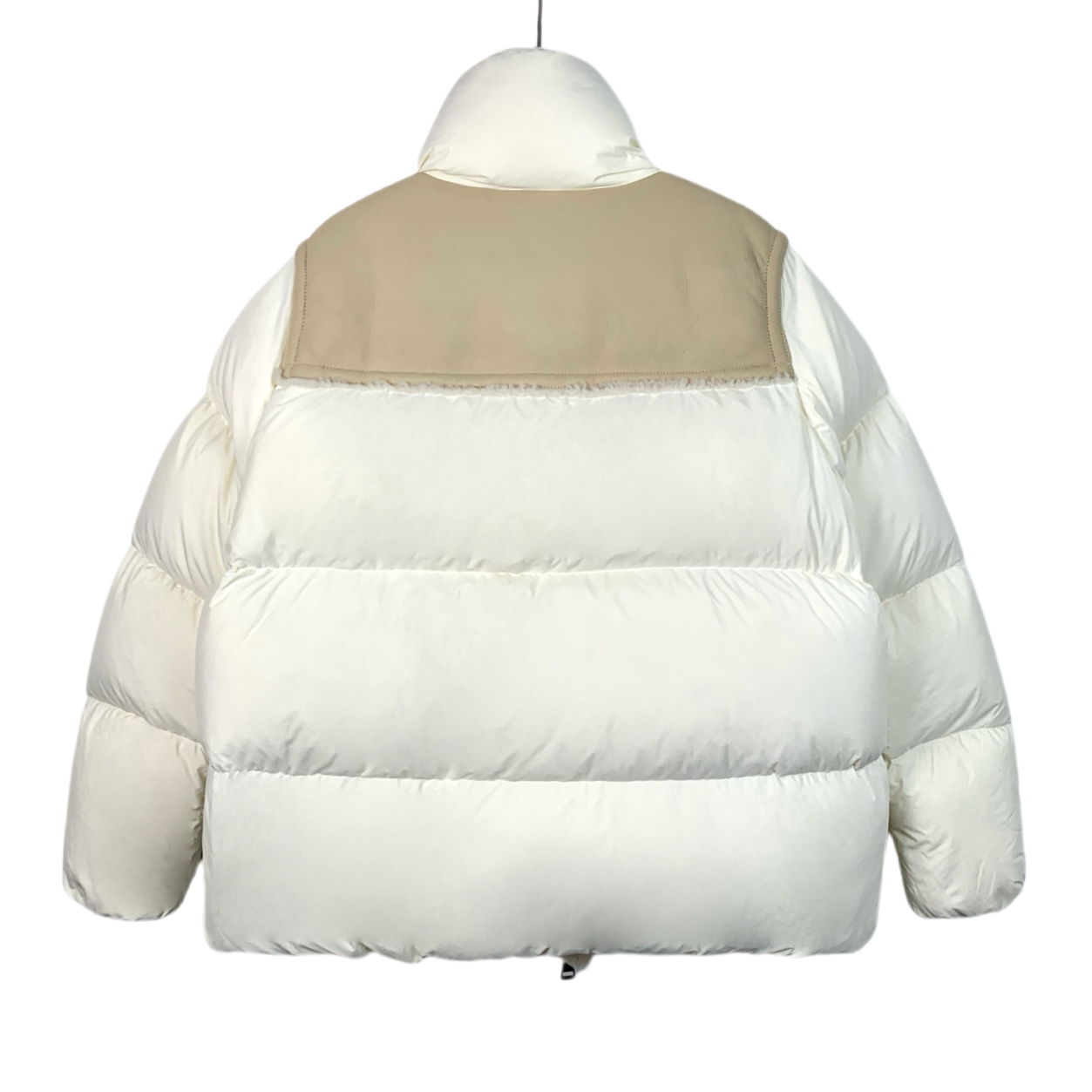 Moncler Jotty Series 2022 Off-White Logo-Patch Down Jacket