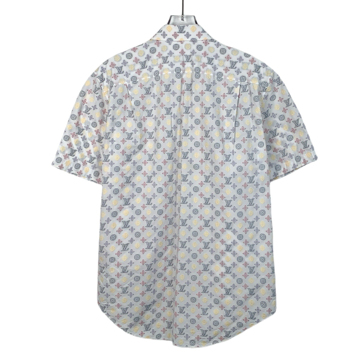 Louis Vuitton Color-Block Monogram Cotton Short-Sleeve Shirt