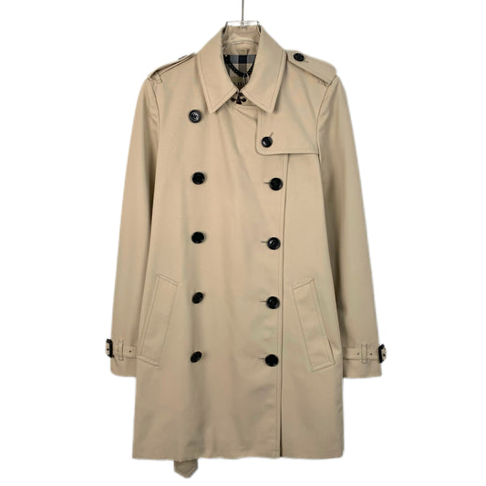 Burberry Brown Double-Breasted Trench Coat with Belt