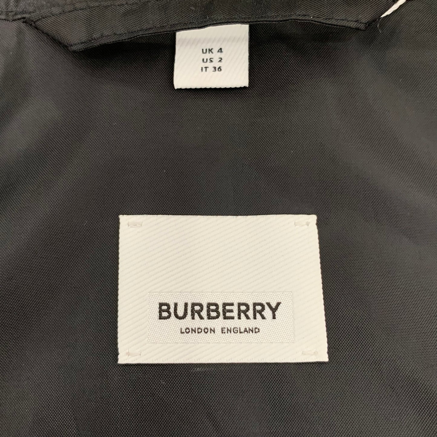 Burberry Black Trench Jacke