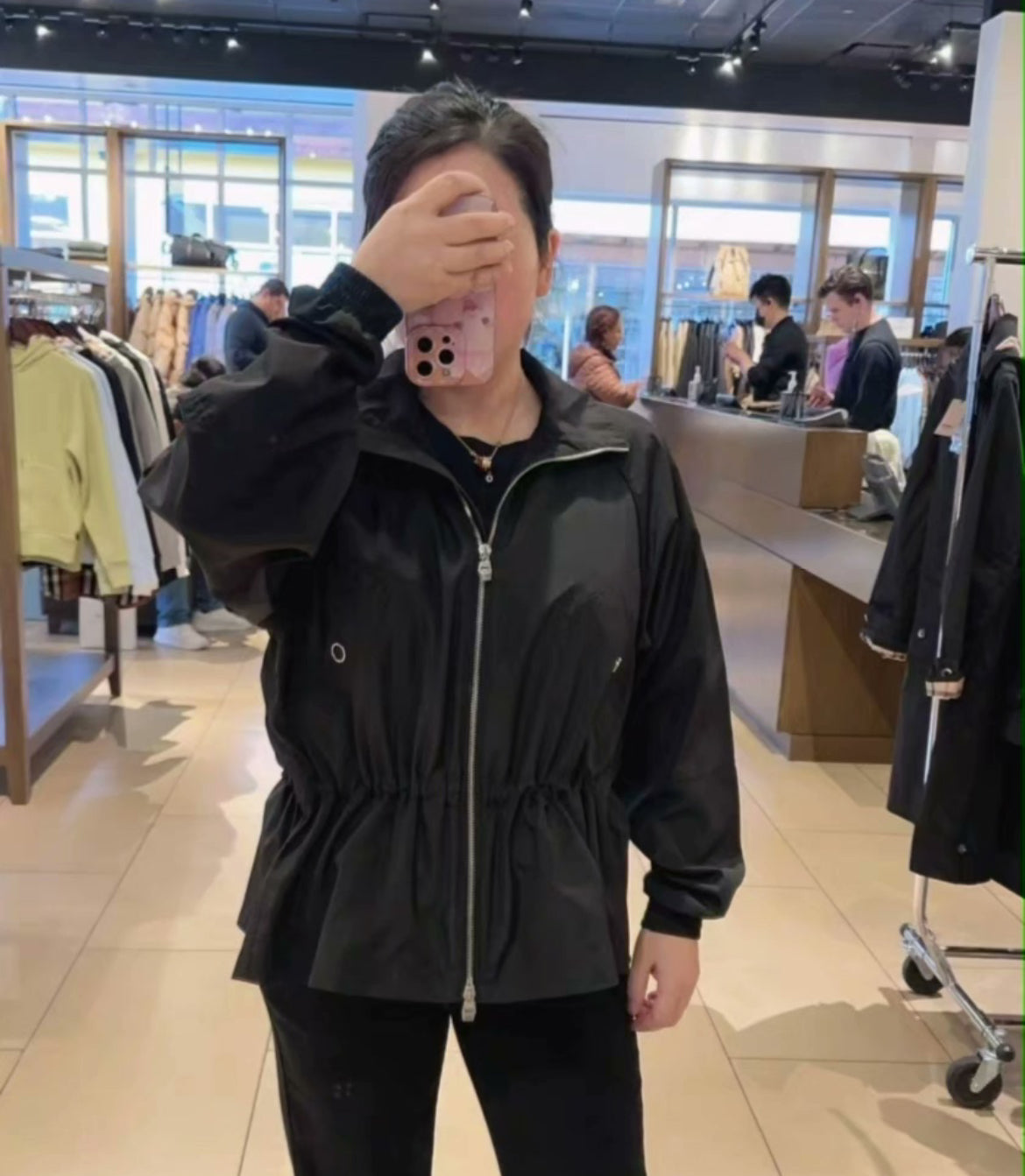 Burberry Black Trench Jacke