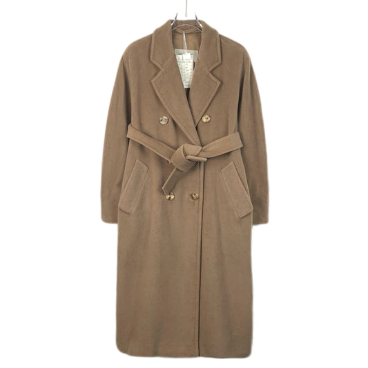 Max Mara 101801 Series Brown Wool Double-Breasted Coat