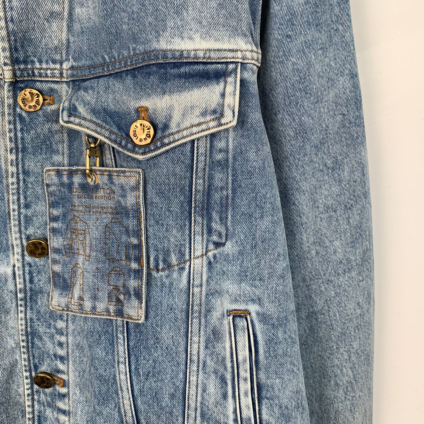 Louis Vuitton 2023 Blue Cotton Denim Jacket