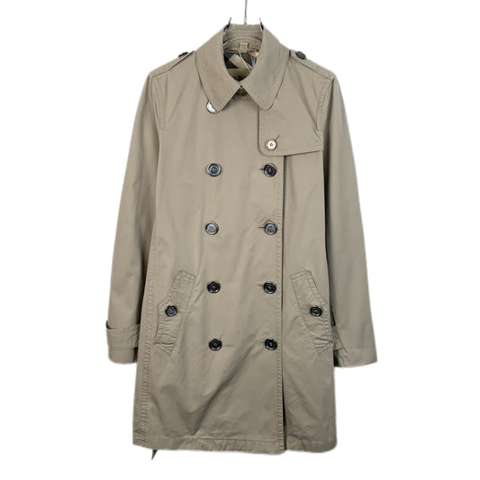 Burberry Brit Khaki Cotton Belted Trench Coat