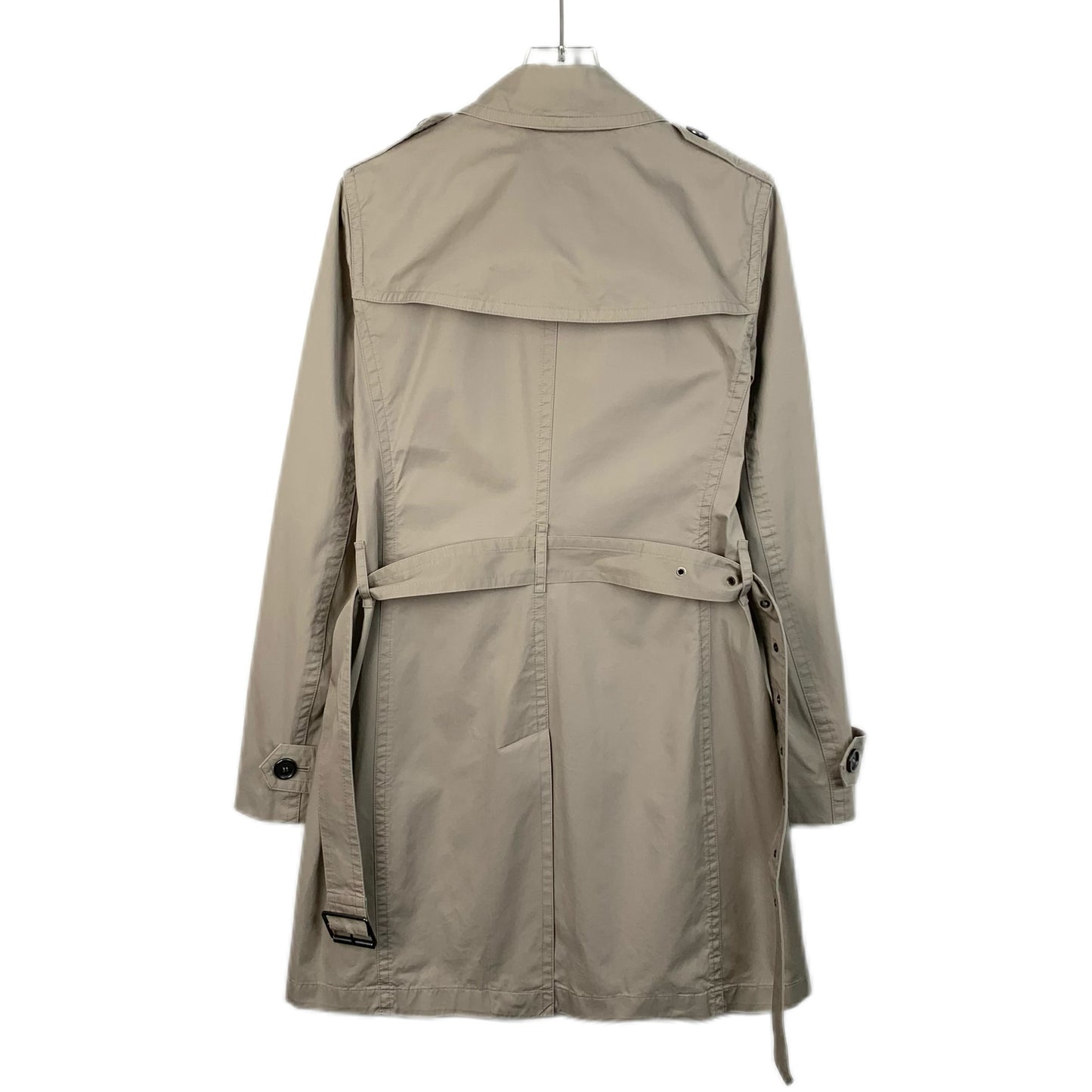 Burberry Brit Khaki Cotton Belted Trench Coat