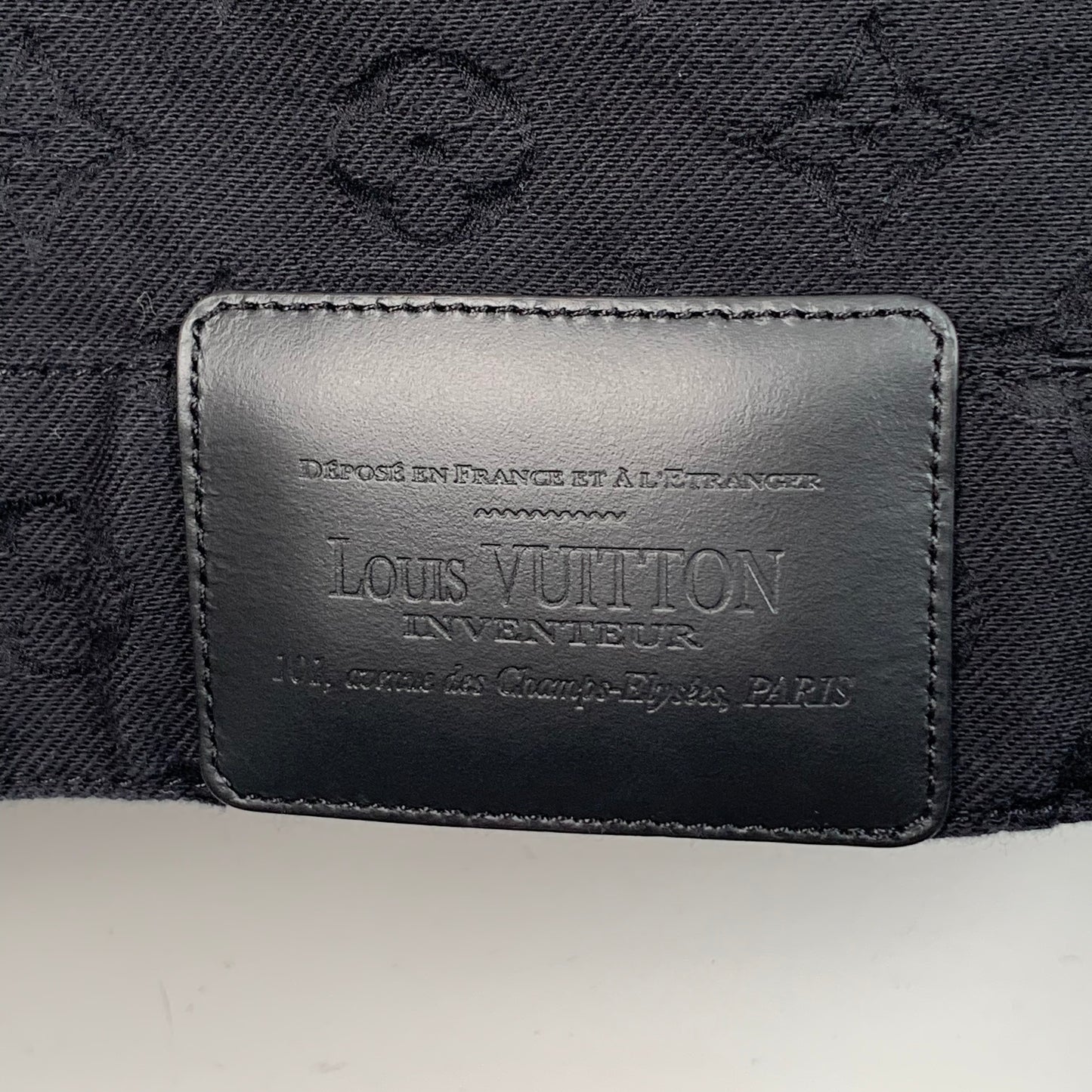 Louis Vuitton 2024 Black Monogram Cotton Single-Breasted Denim Jacket