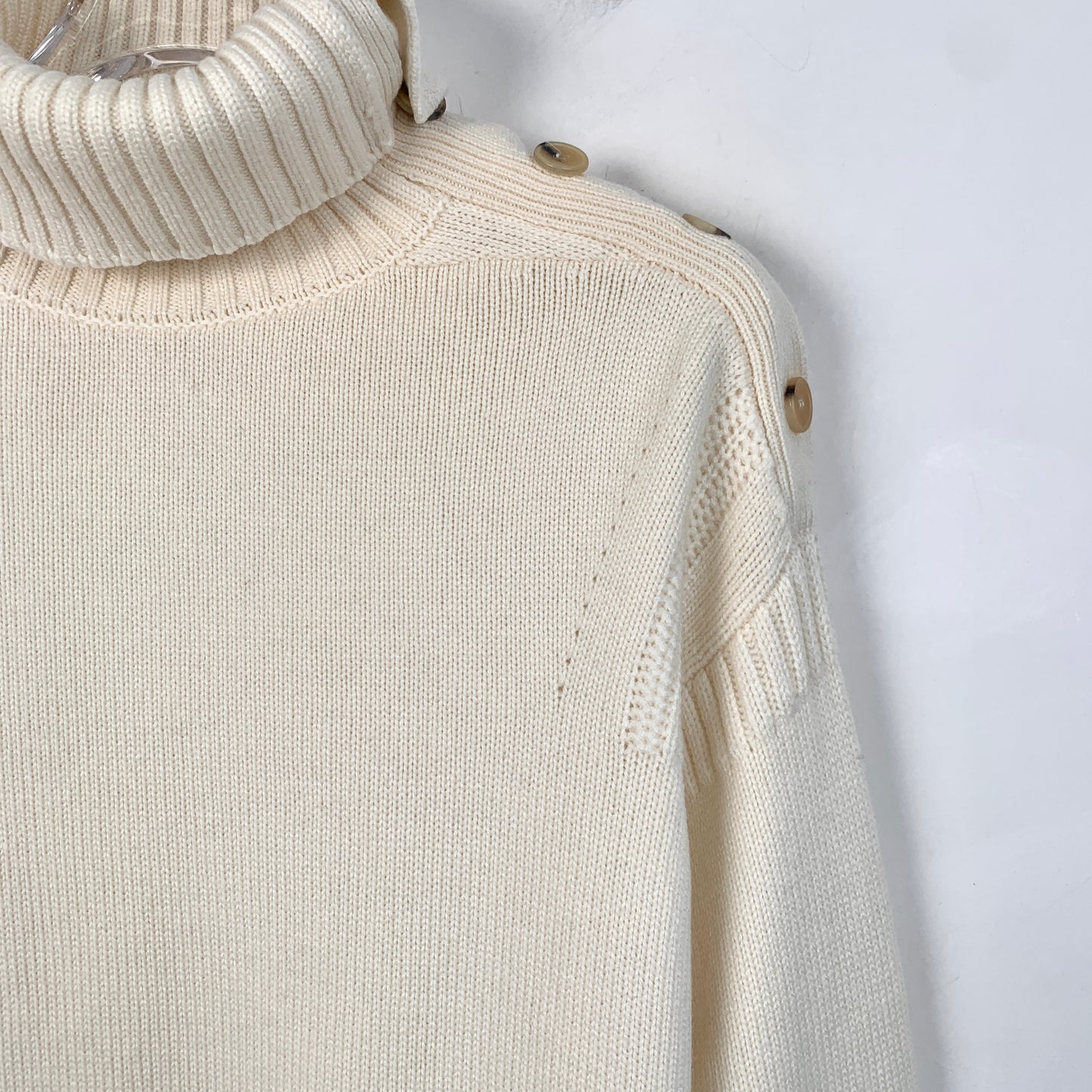 Christian Dior Off-White Cashmere Knit Sweater