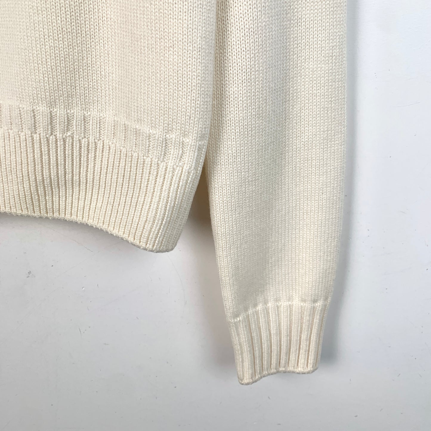 Christian Dior Off-White Cashmere Knit Sweater