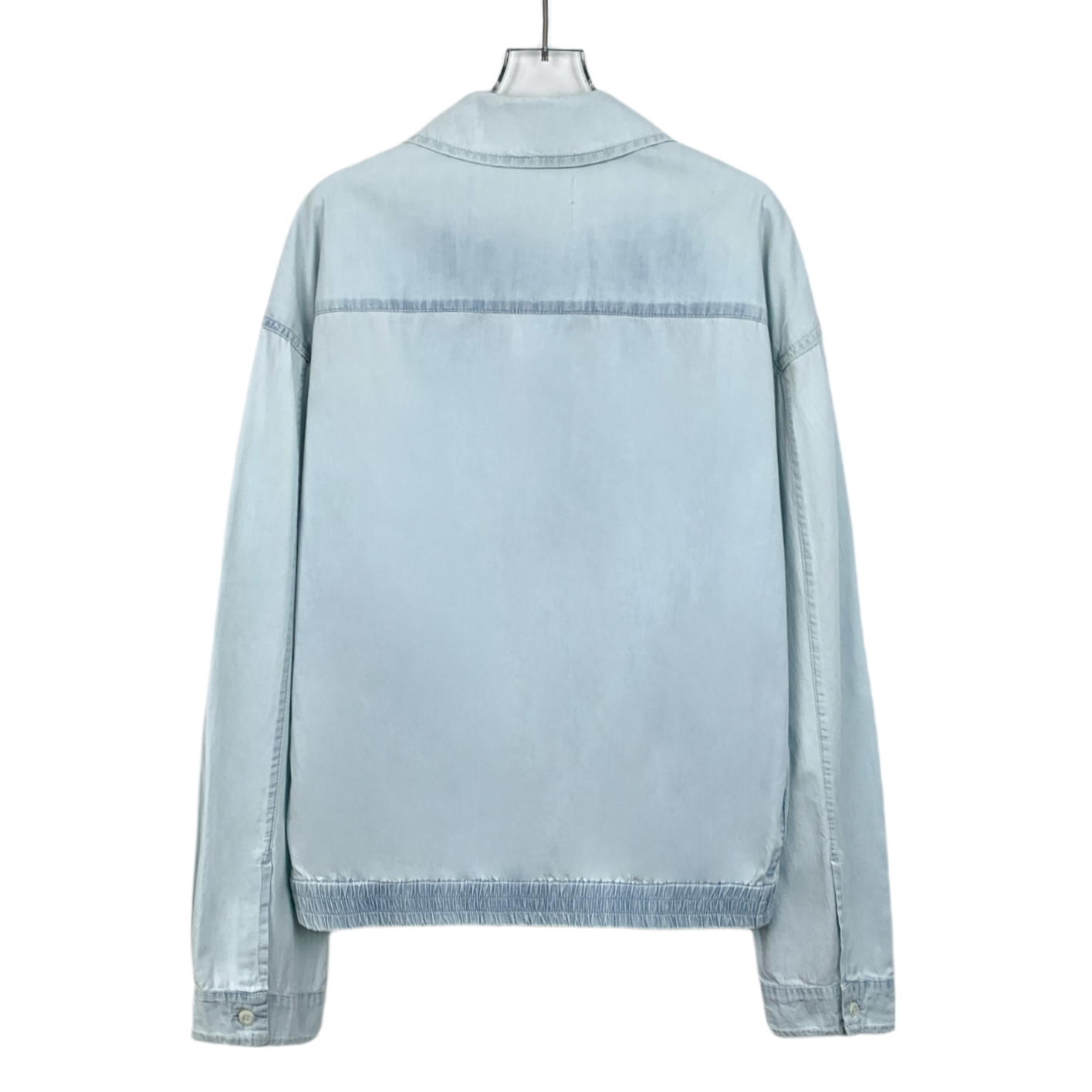 Miu Miu Light Blue Cotton Denim Jacket