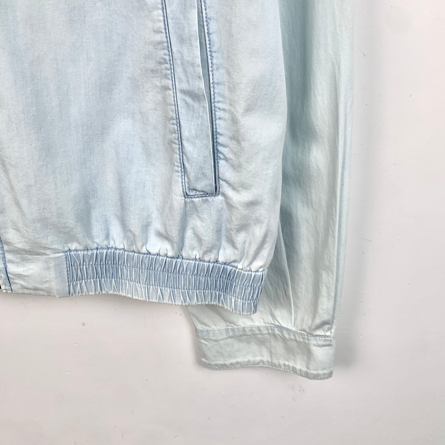 Miu Miu Light Blue Cotton Denim Jacket