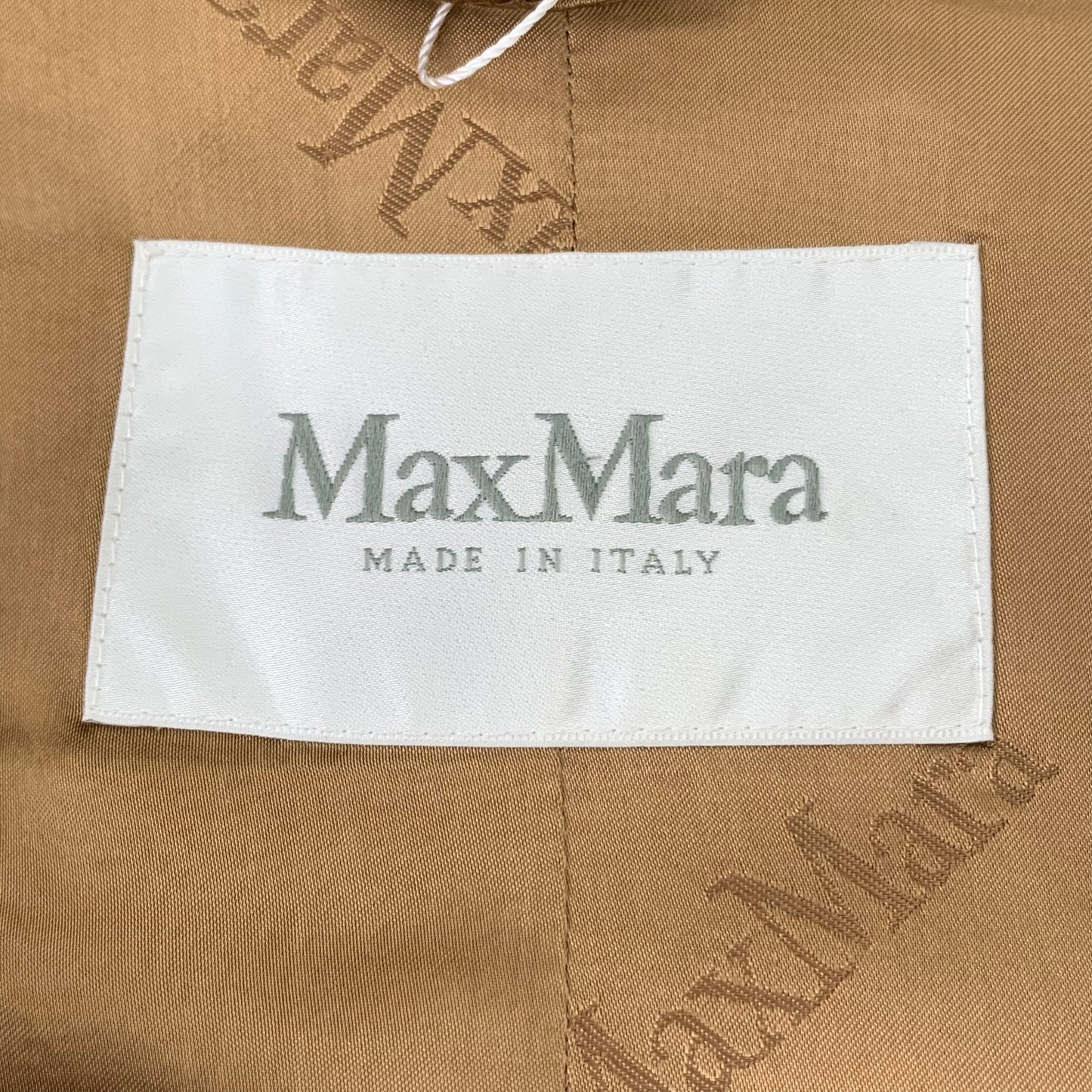 MaxMara Teddy Series Brown Camel Double-Breasted Coat