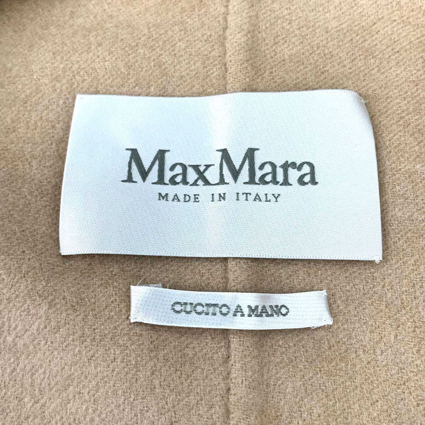 MaxMara Brown Camel Hair Coat