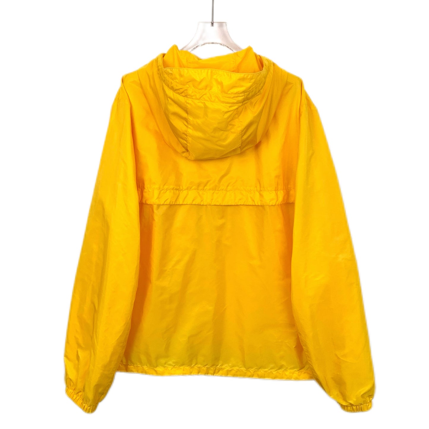 Prada Yellow Hooded Zip-Up Jacket