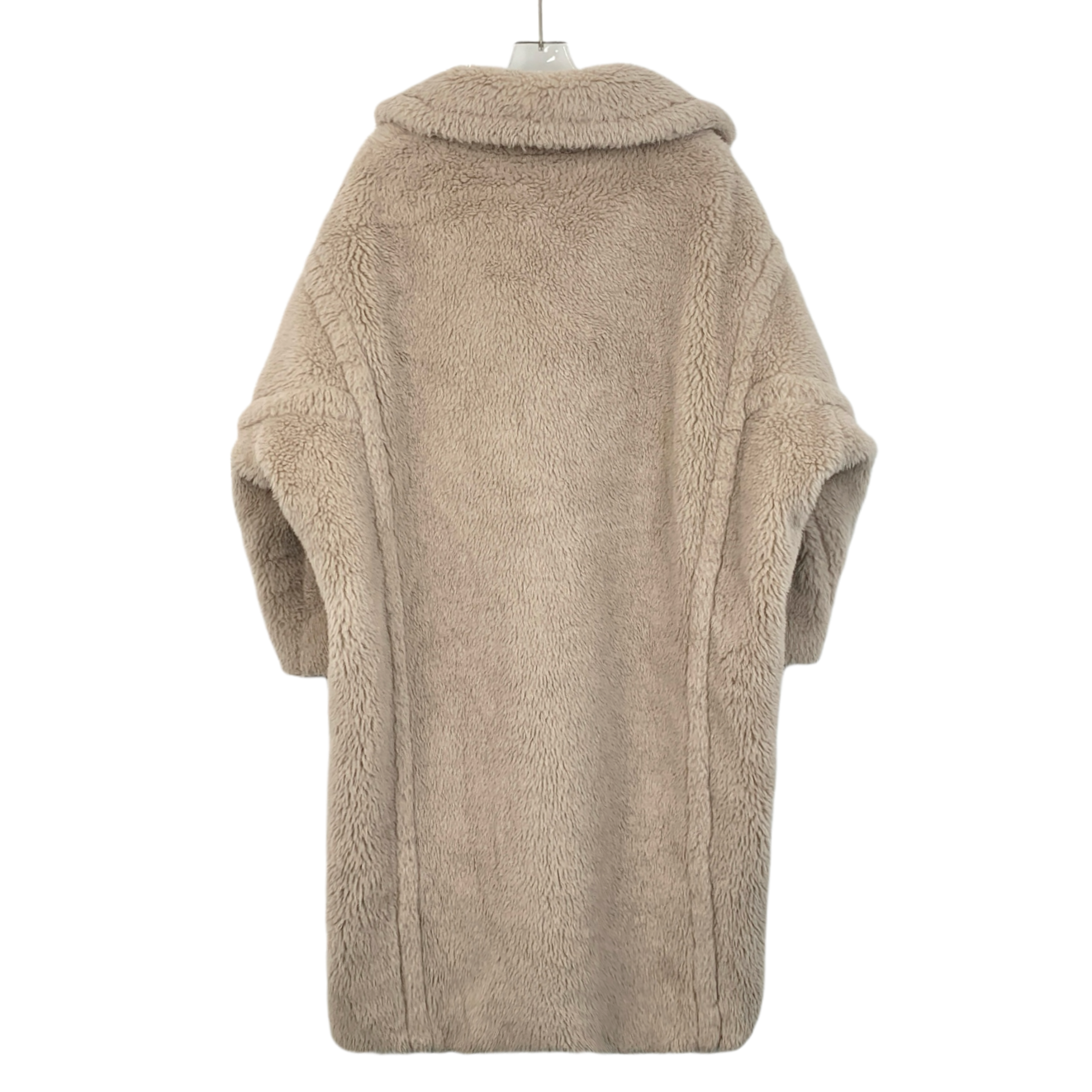 MaxMara Khaki Teddy Alpaca Wool Coat