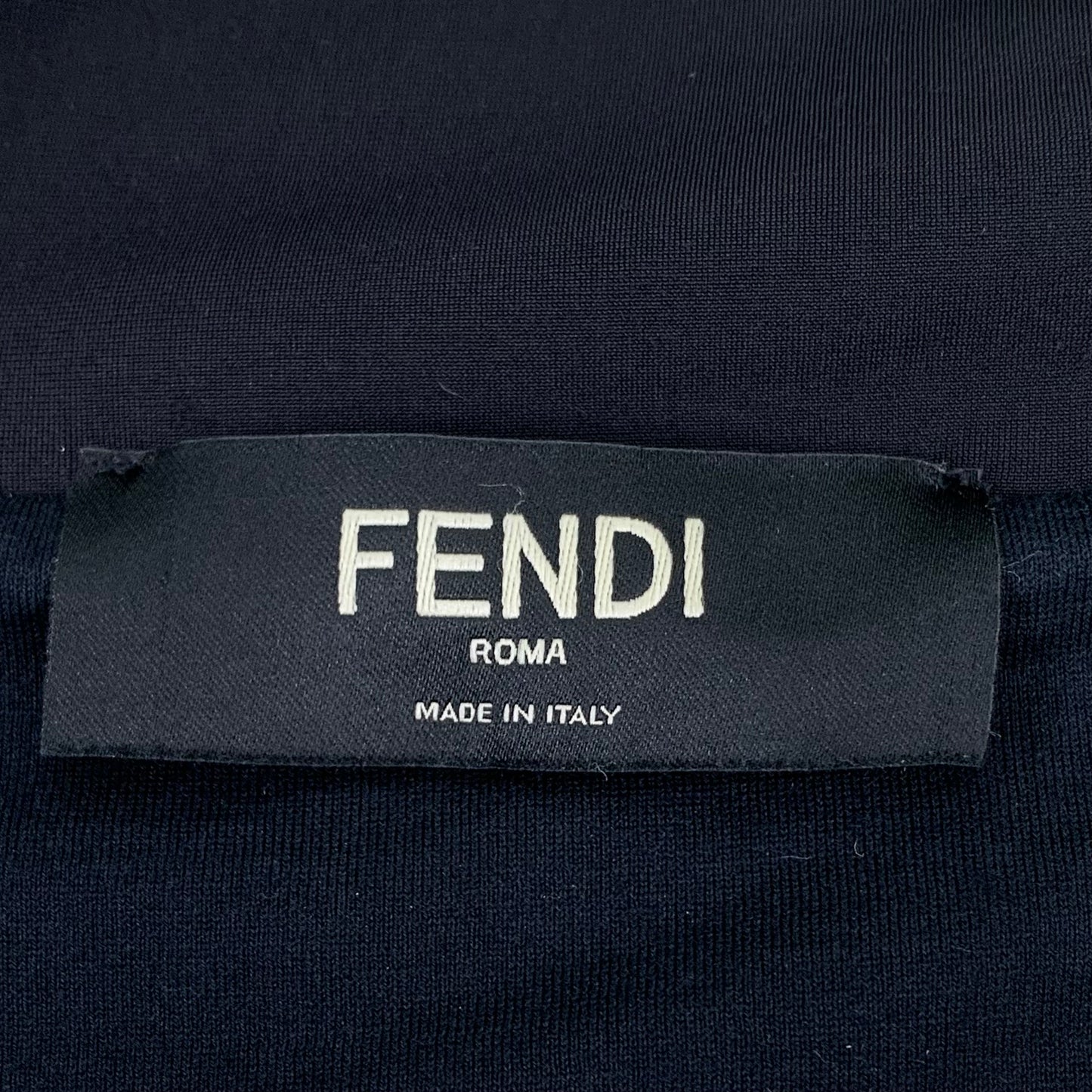 Fendi Dark Brown Monogram Zip-Up Jacket