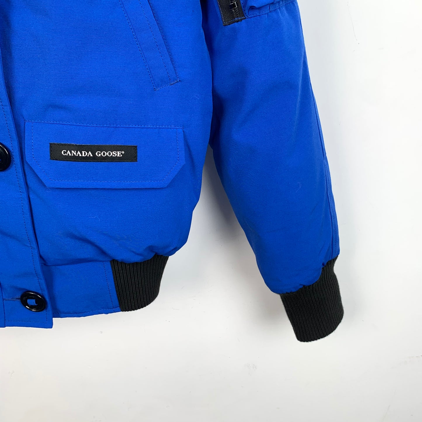 Canada Goose Chilliwack Series Blue Hooded Down Jacket