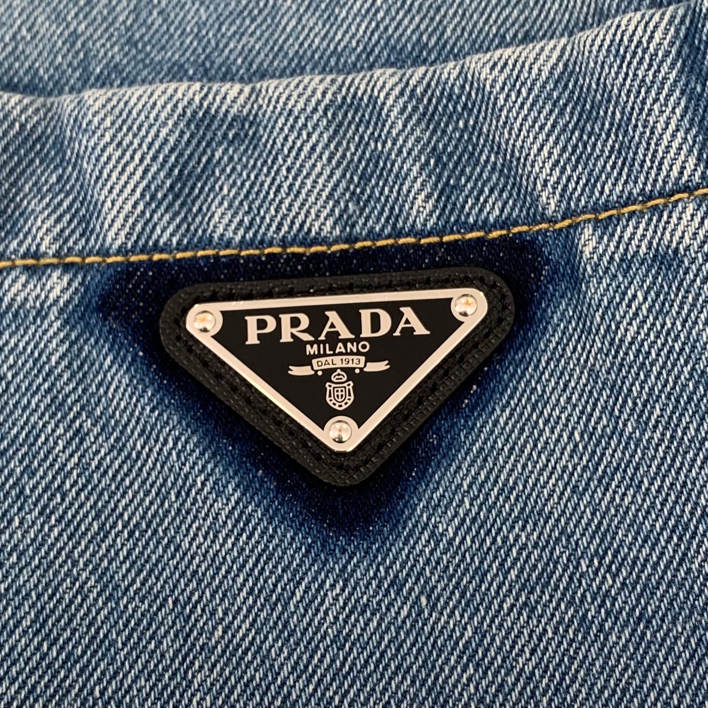 Prada 2022 Blue Cotton Short-Sleeve Shirt