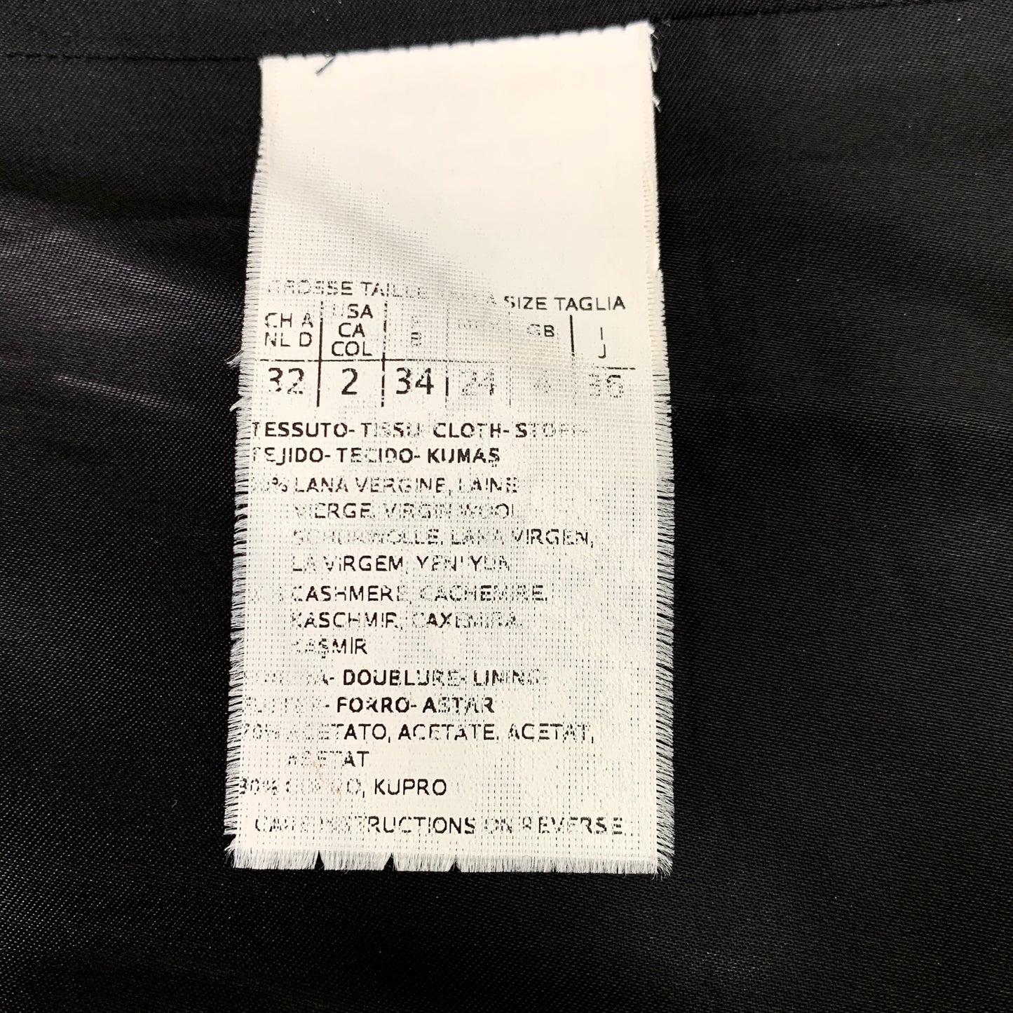 MaxMara Black Lambswool Hooded Coat