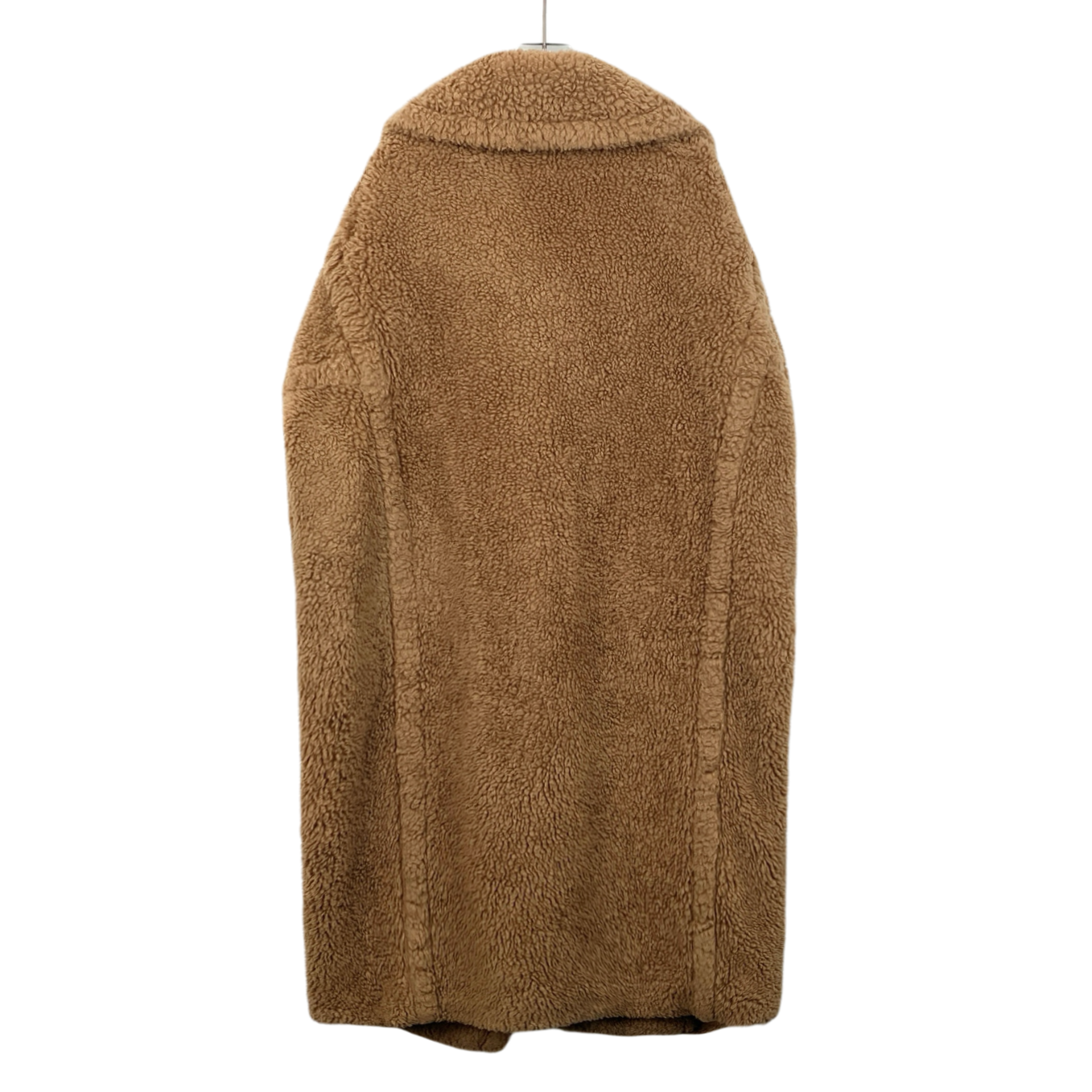 MaxMara Teddy Series Brown Camel Hair Double-Breasted Coat