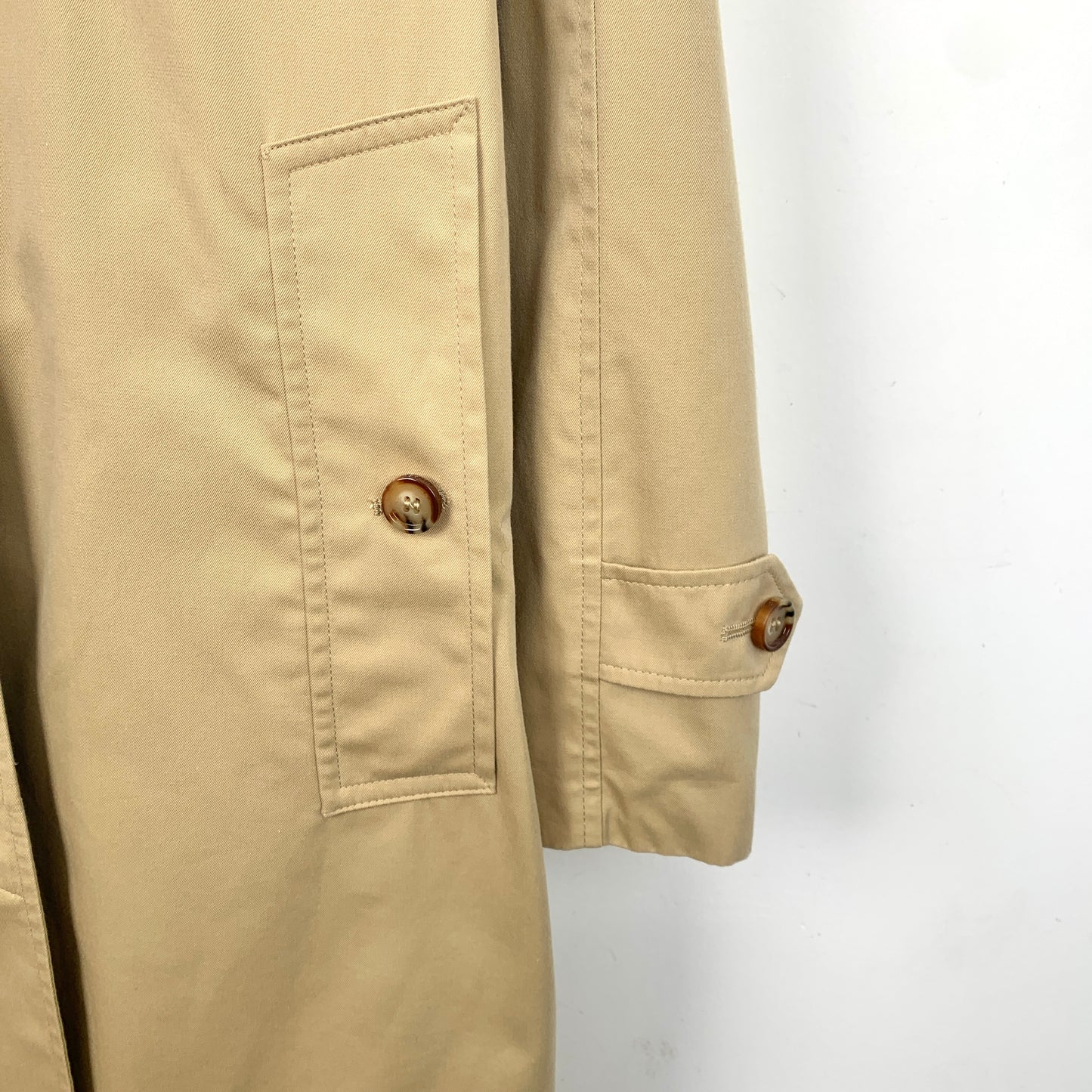 Burberry Brown Cotton Trench Coat