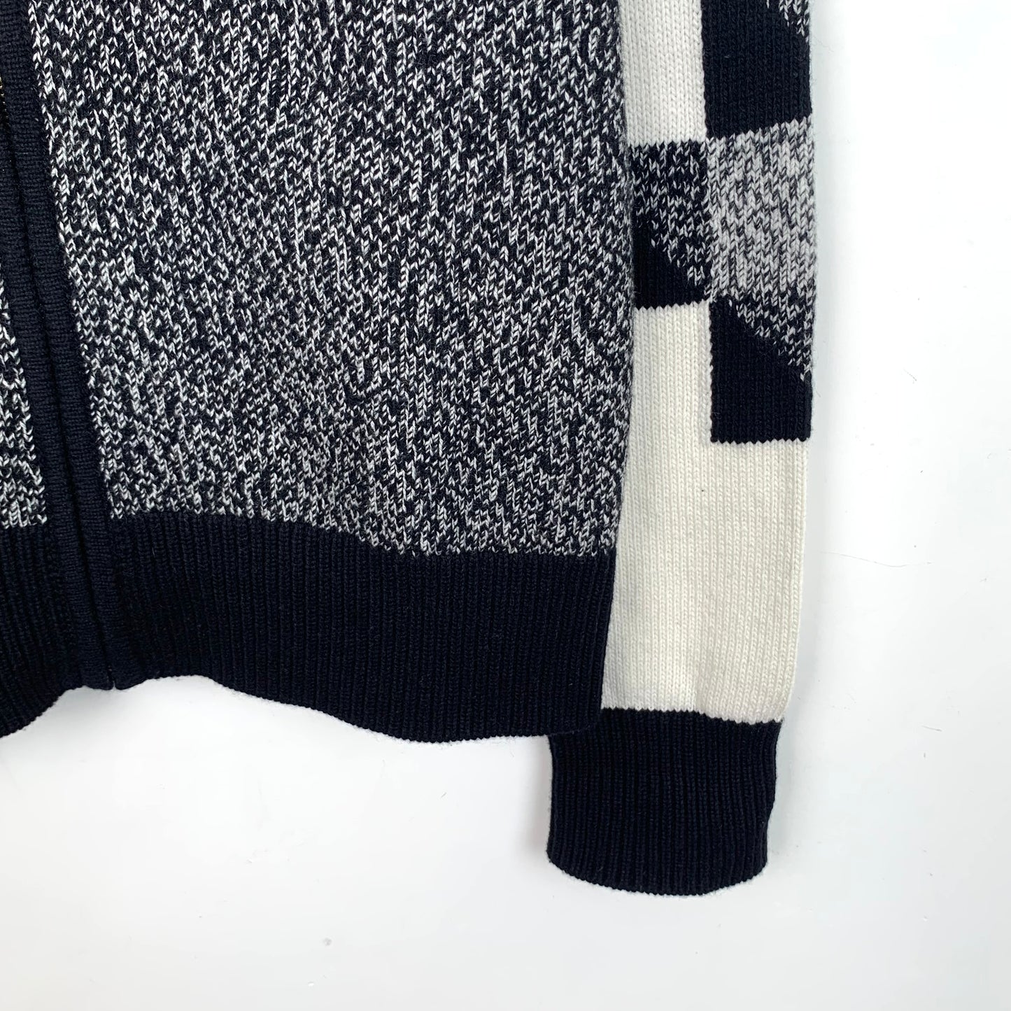 Chanel Ski Series Colorblock Goat Cashmere Knit Cardigan