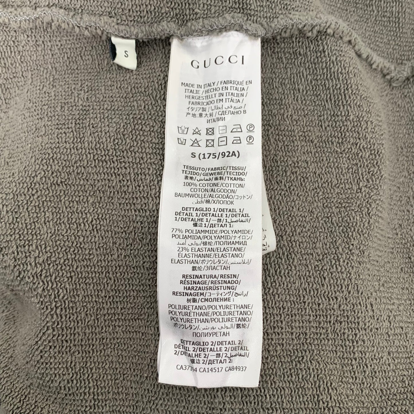 Gucci Gray Cotton Hoodie