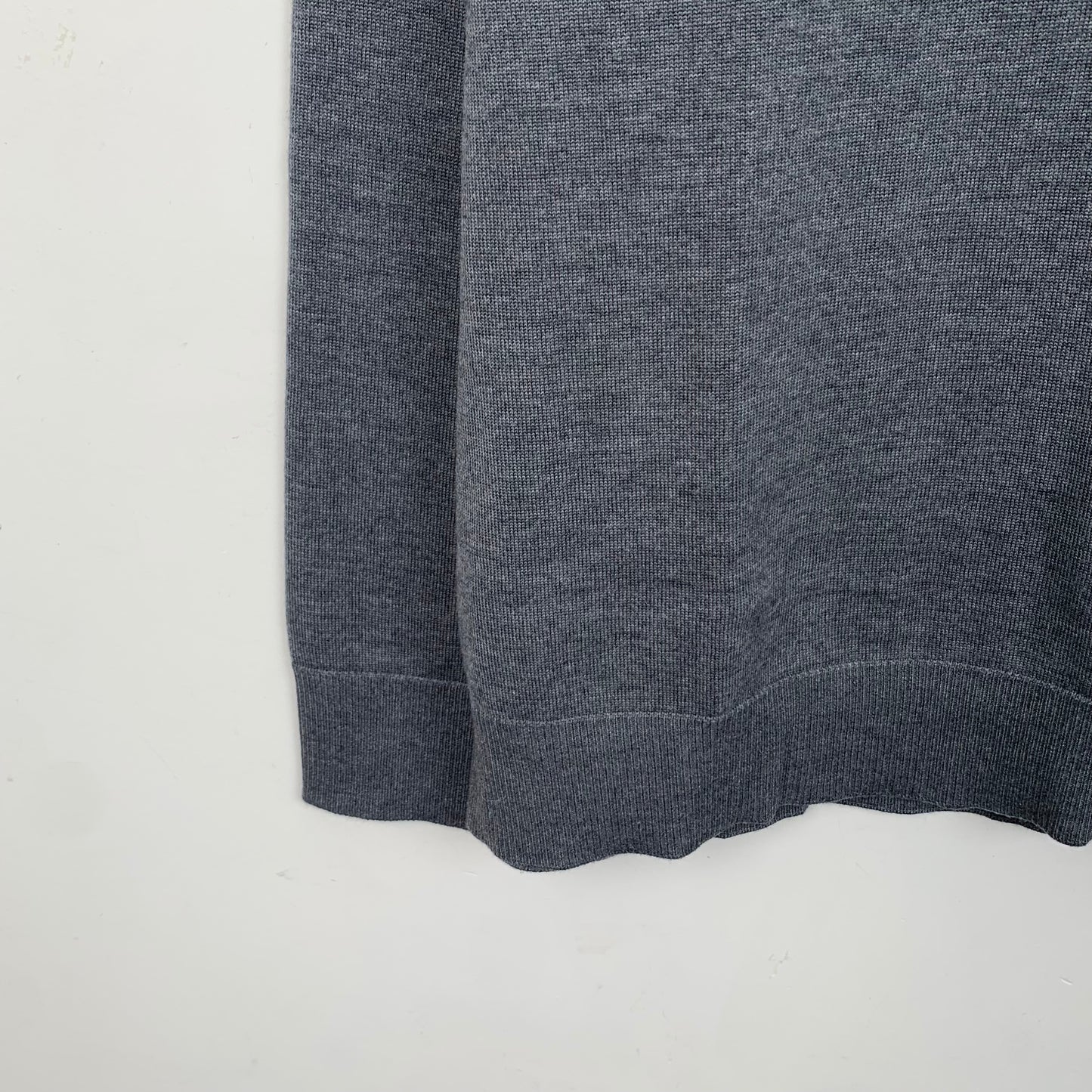 Gucci Gray Wool Long-Sleeve Sweater