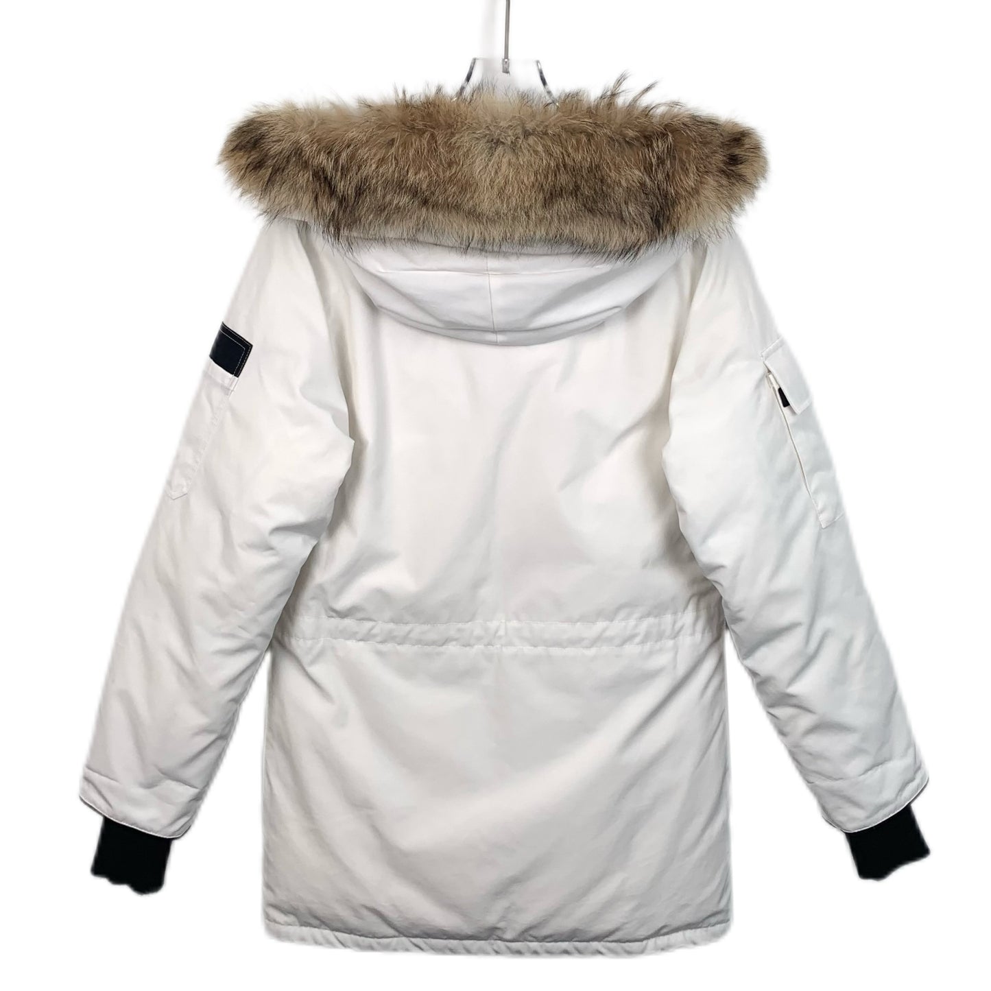 Canada Goose Expedition Series White Hooded Parka